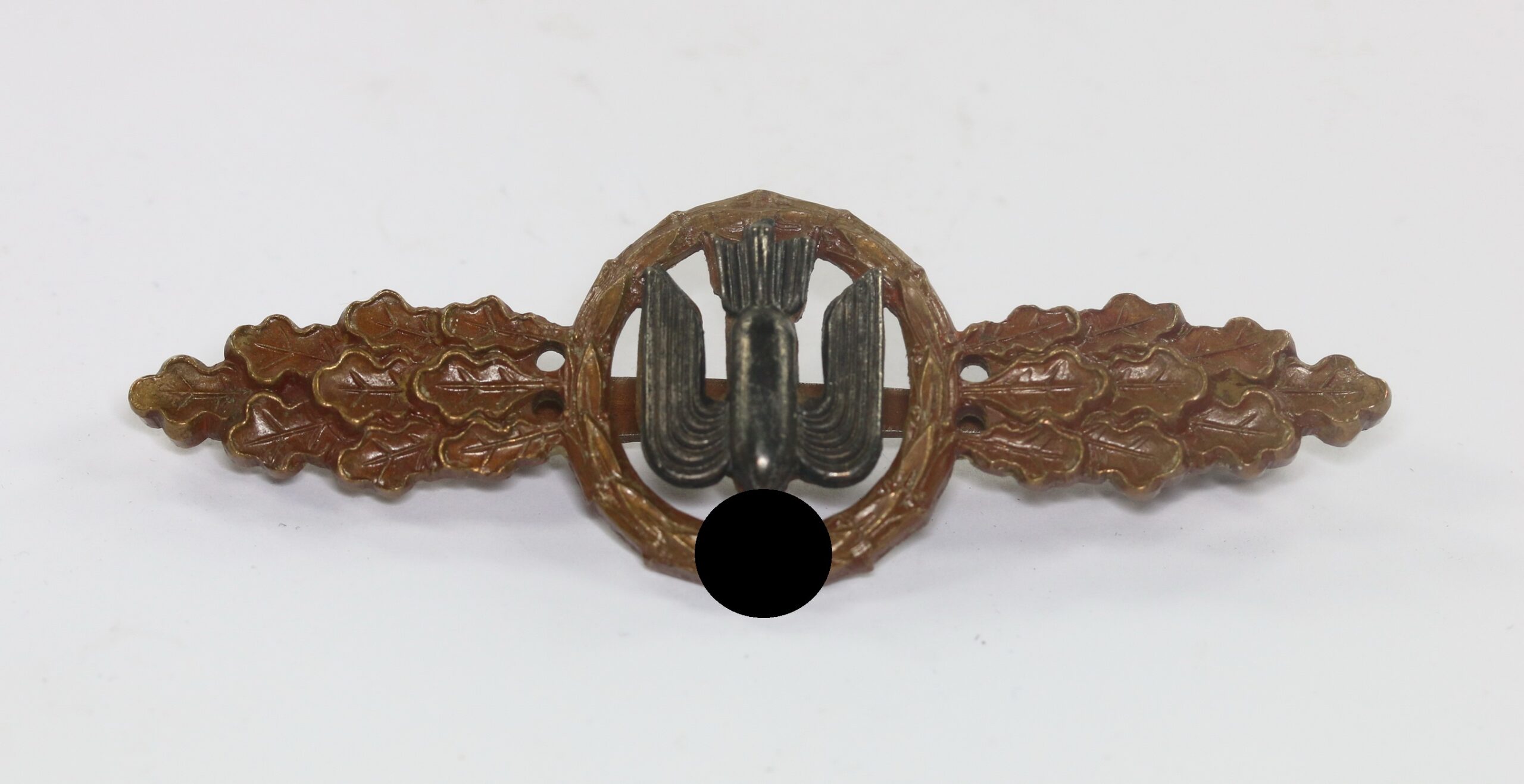 Frontflugspange für Kampfflieger in Bronze, Hst. C.E. Juncker Berlin SW (Buntmetall) (1) Frontflugspange für Kampfflieger in Bronze, Hst. C.E. Juncker Berlin SW (Buntmetall) – Bild 1