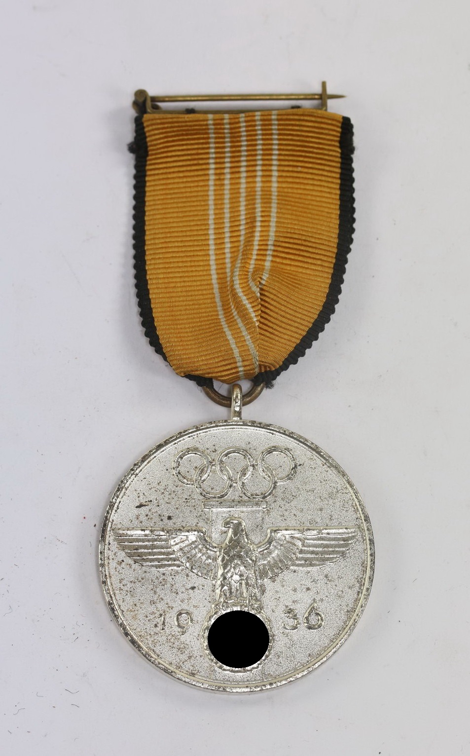 Deutsche Olympia Erinnerungsmedaille 1936, Für verdienstvolle Mitarbeit bei den Olympischen Spielen 1936 (1) Deutsche Olympia Erinnerungsmedaille 1936, Für verdienstvolle Mitarbeit bei den Olympischen Spielen 1936 – Bild 1