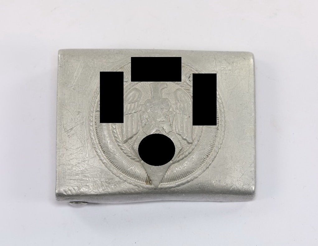 Hitlerjugend (HJ), Koppelschloss, Hst. RZM M4 38 (Richard Sieper & Söhne, Lüdenscheid) (1) Hitlerjugend (HJ), Koppelschloss, Hst. RZM M4 / 38 (Richard Sieper & Söhne, Lüdenscheid) – Bild 1