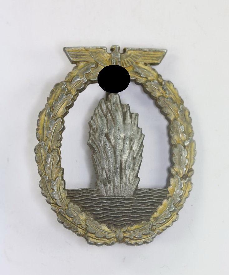 Kriegsmarine, Minensucher Kriegsabzeichen, Paul Meybauer, Berlin (1) Kriegsmarine, Minensucher Kriegsabzeichen, Paul Meybauer, Berlin – Bild 1