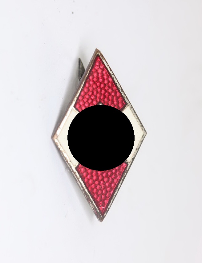 Hitlerjugend (HJ), Abzeichen für die Mütze, Hst. RZM M1101 (Gustav Brehmer, Markneukirchen) (1) Hitlerjugend (HJ), Abzeichen für die Mütze, Hst. RZM M1/101 (Gustav Brehmer, Markneukirchen) – Bild 1