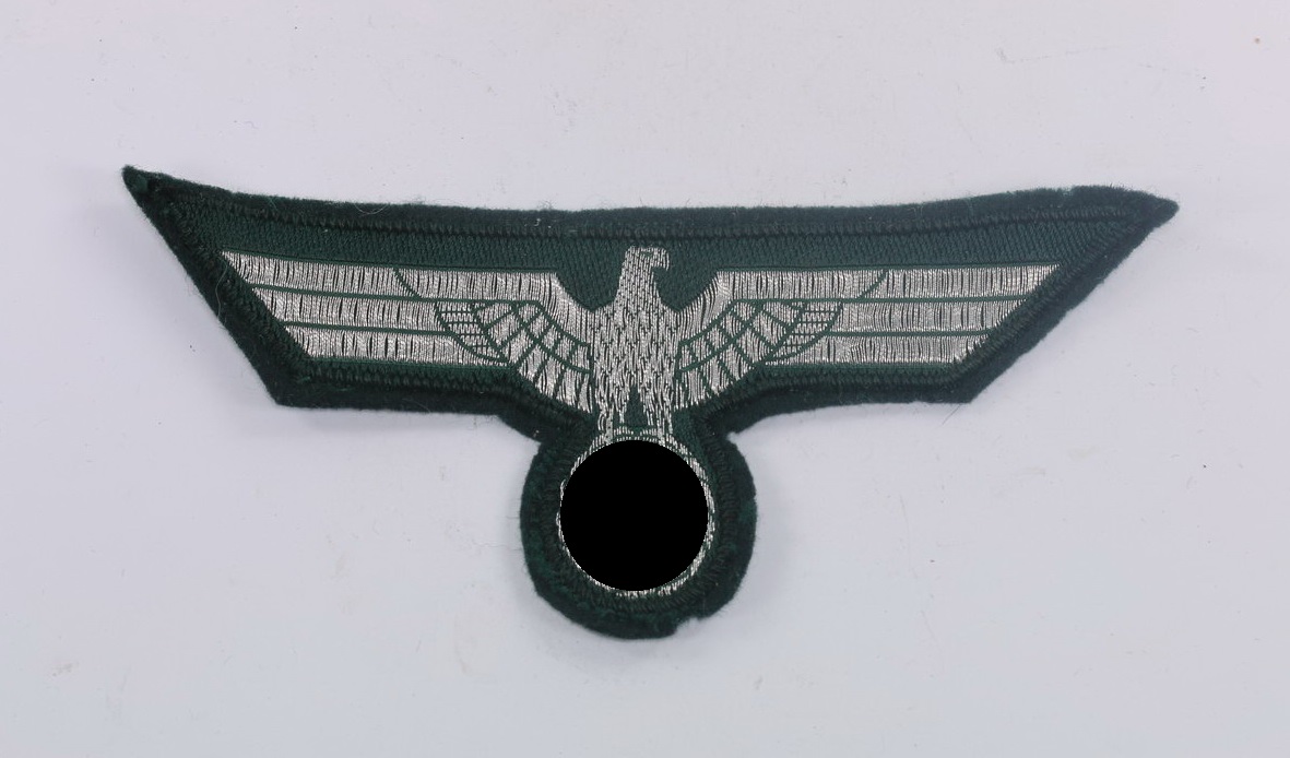 Wehrmacht Heer, Brustadler für Offiziere (Bevo gewebt) (3) Wehrmacht Heer, Brustadler für Offiziere (Bevo gewebt) – Bild 1