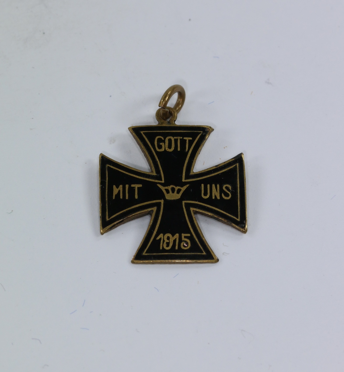 WW1  Patriotic Pendant "Gott mit uns 1915" – Bild 1