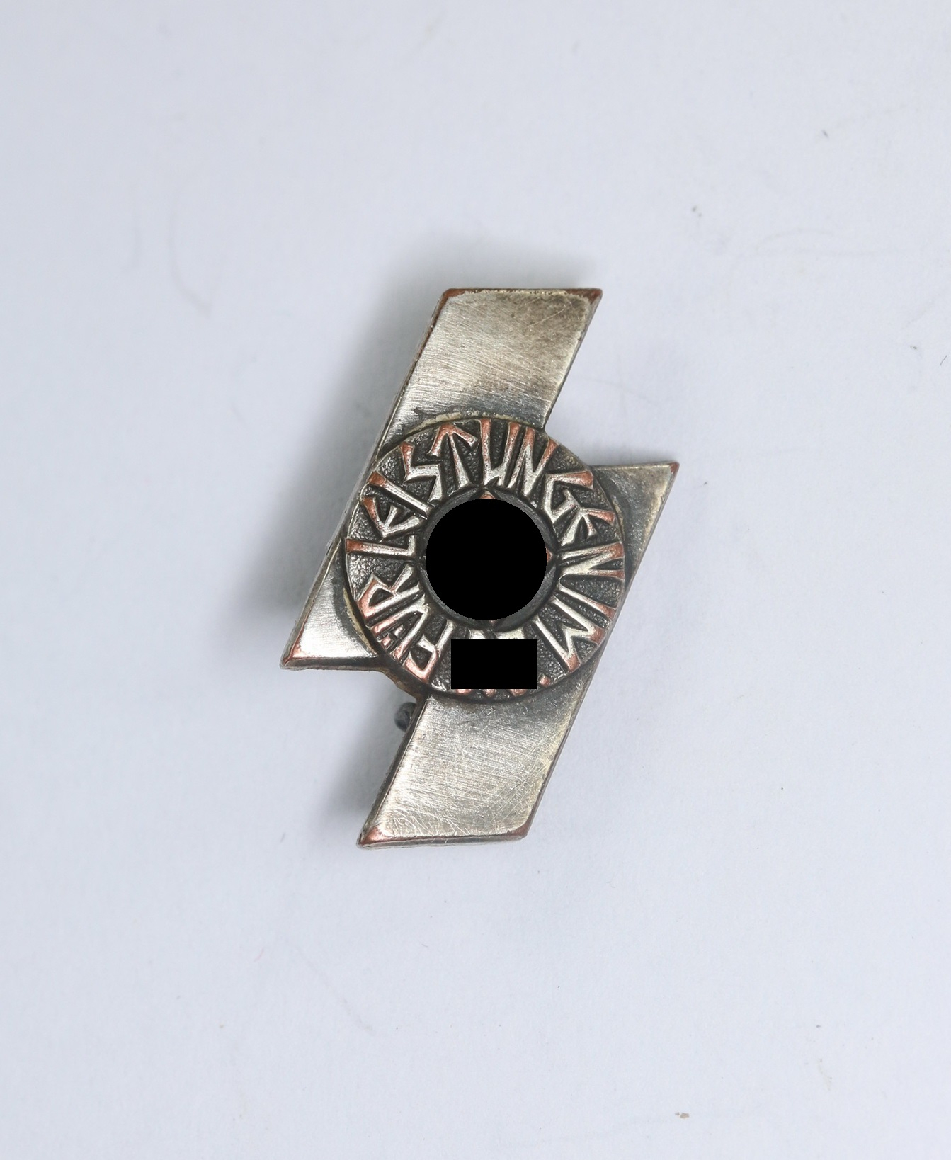 German Children (DJ) 16mm Miniature Silver Achievement Badge. Maker RZM M1/120 (Wilhelm Deumer, Lüdenscheid) – Bild 1