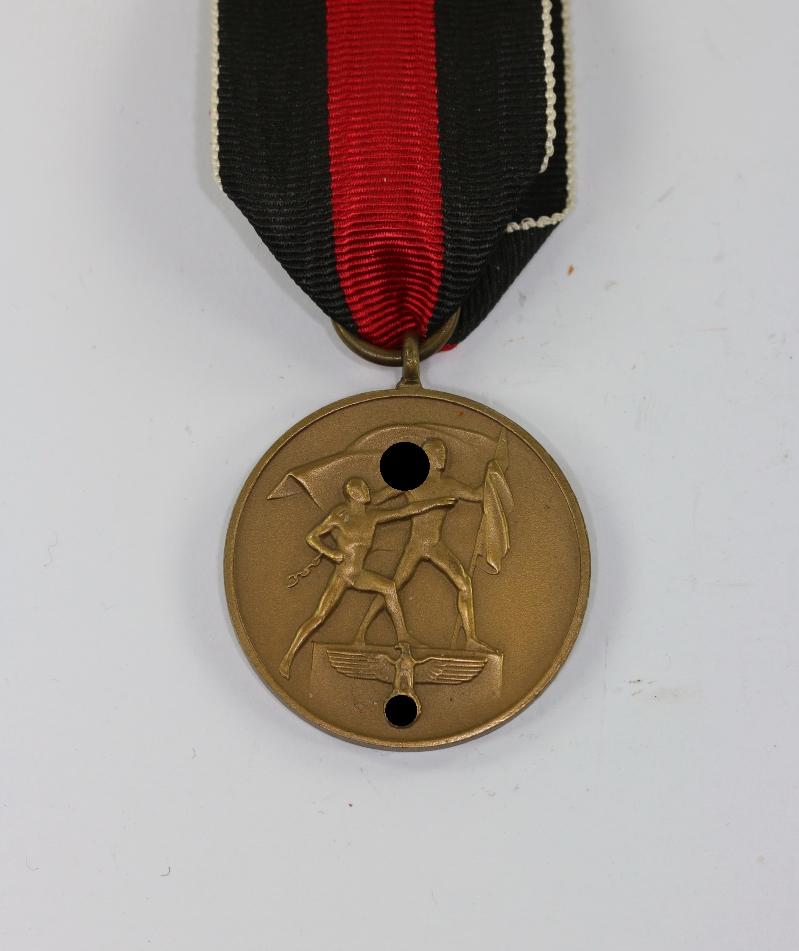 Annexation of Czechoslovakia Medal (1. Oktober 1938).  – Bild 1