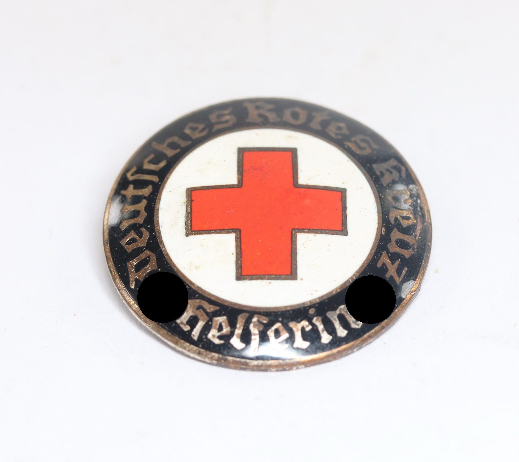 3 German Red Cross (DRK), Brooch For Female Auxiliaries. Maker & Ges. Gesch. – Bild 1