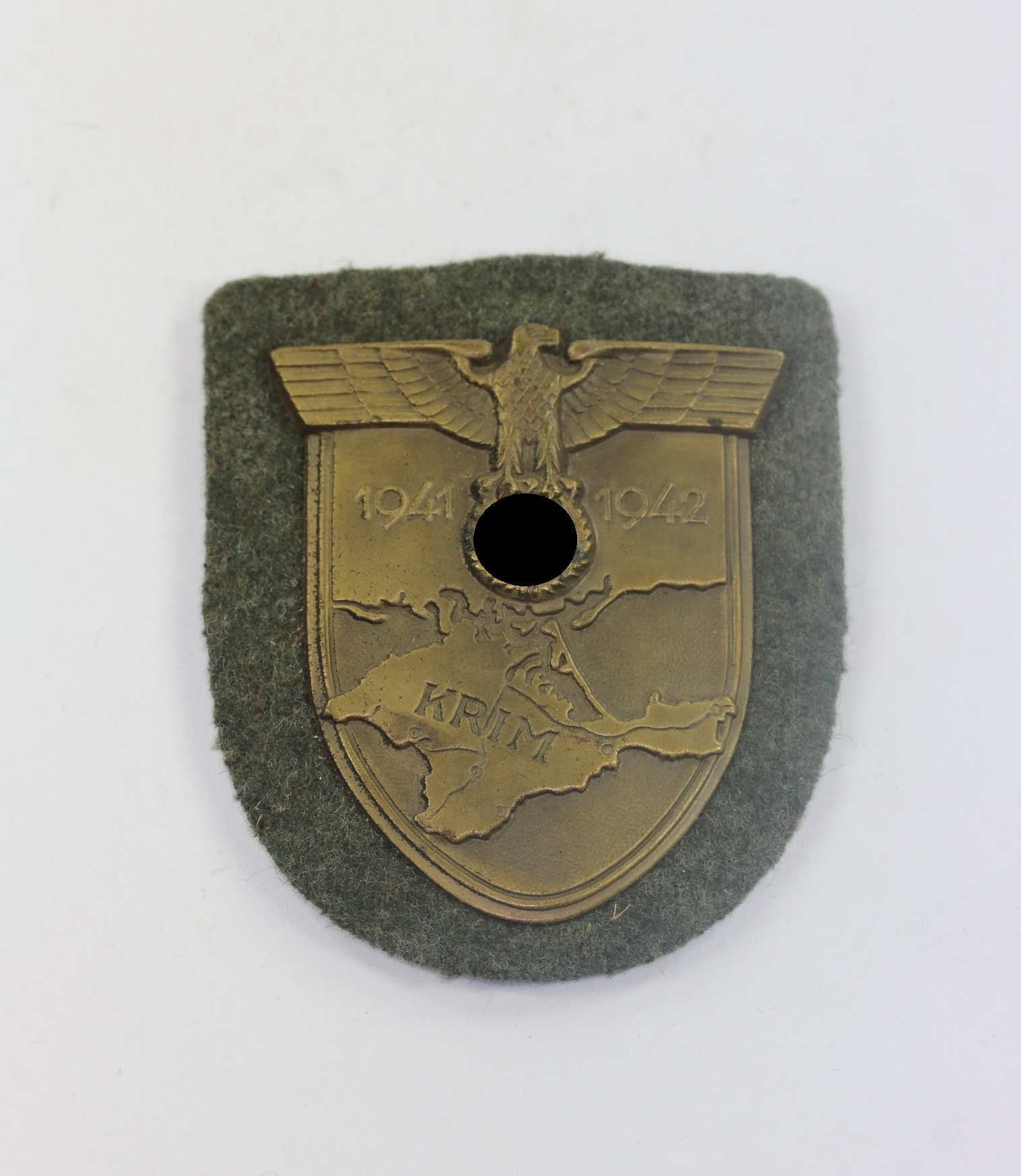 Crimea Shield on Army Cloth. Type Wurster (KWM). – Bild 1