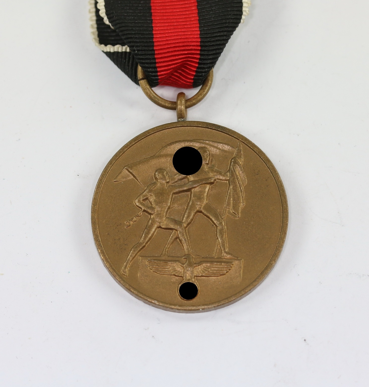 Annexation of Czechoslovakia Medal (1. Oktober 1938).  – Bild 1