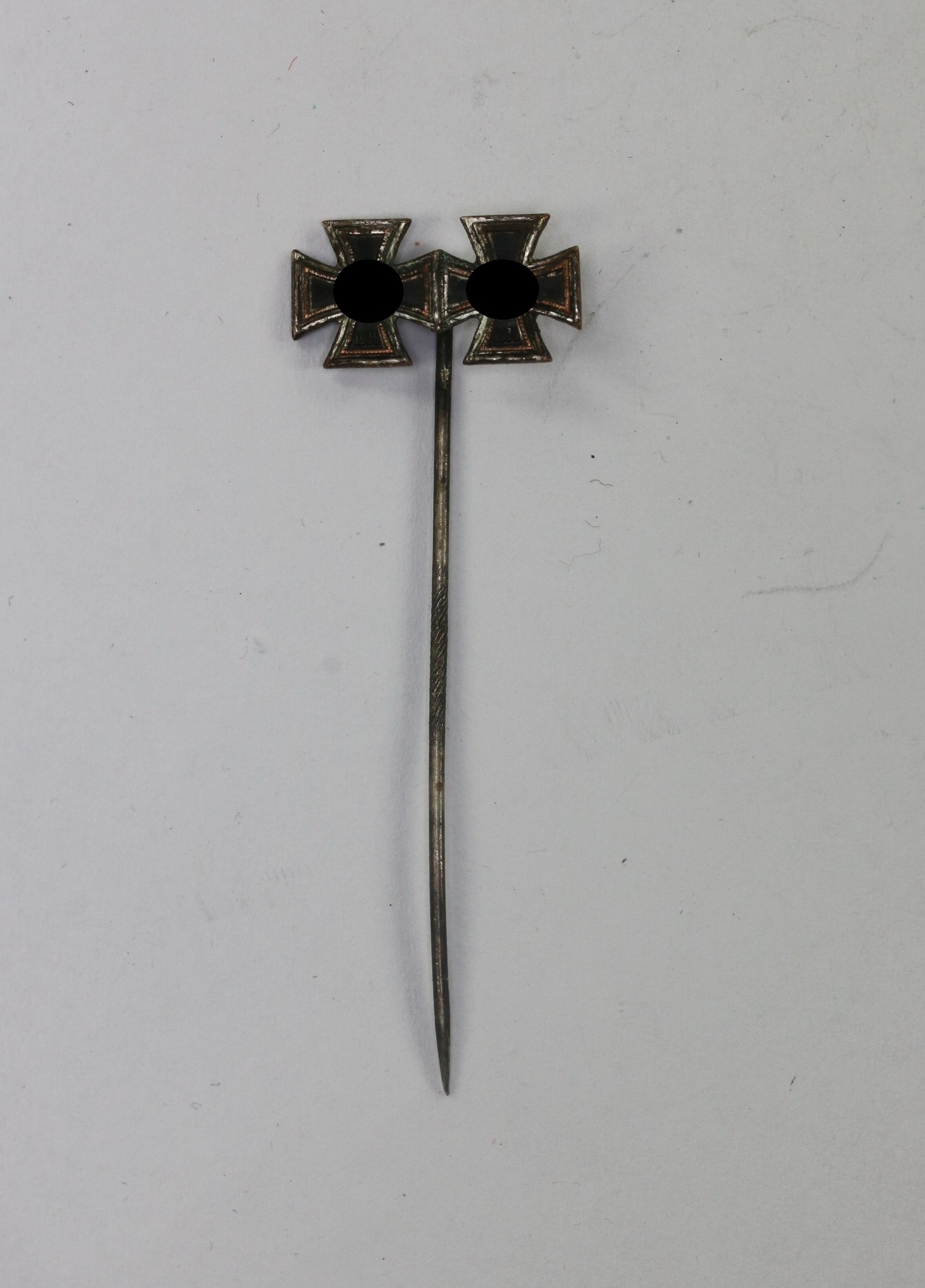 9mm Miniature Iron Cross 1st & 2nd Class 1939. Maker L/21 (Förster & Barth, Pforzheim) – Bild 1