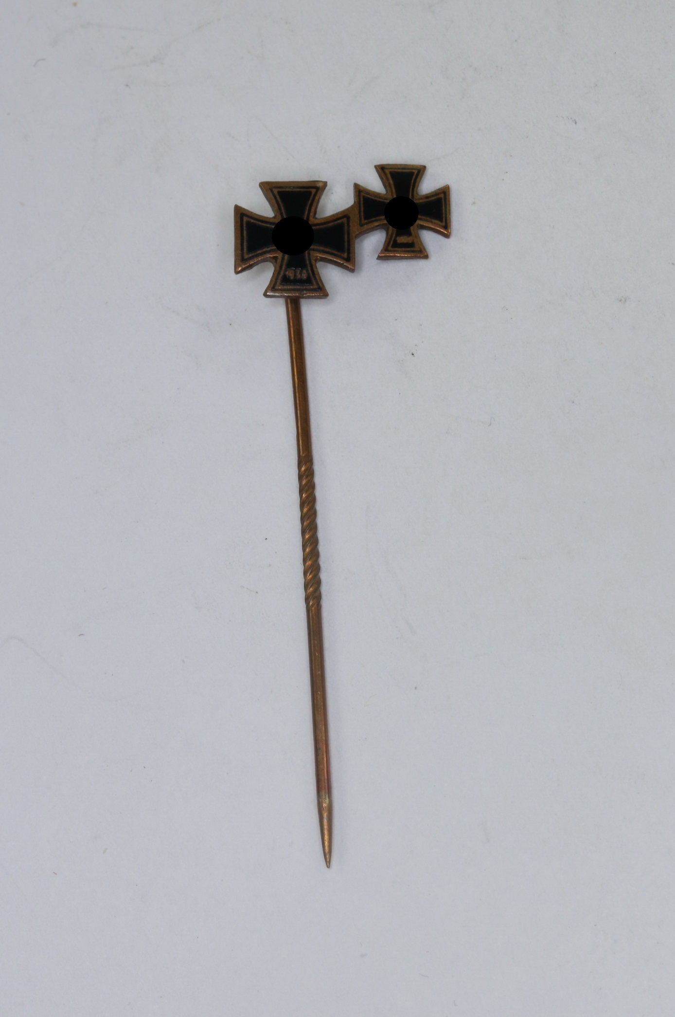 9mm Miniature Iron Cross 1st & 2nd Class 1939. Enamelled.  – Bild 1
