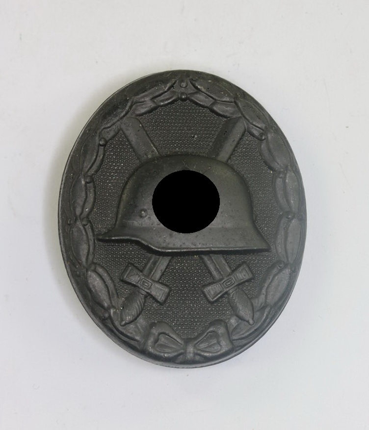 Verwundetenabzeichen in Schwarz 1939, Hst. 4 (Steinhauer & Lück, Lüdenscheid), Eisen (1) Verwundetenabzeichen in Schwarz 1939, Hst. 4 (Steinhauer & Lück, Lüdenscheid), Eisen – Bild 1