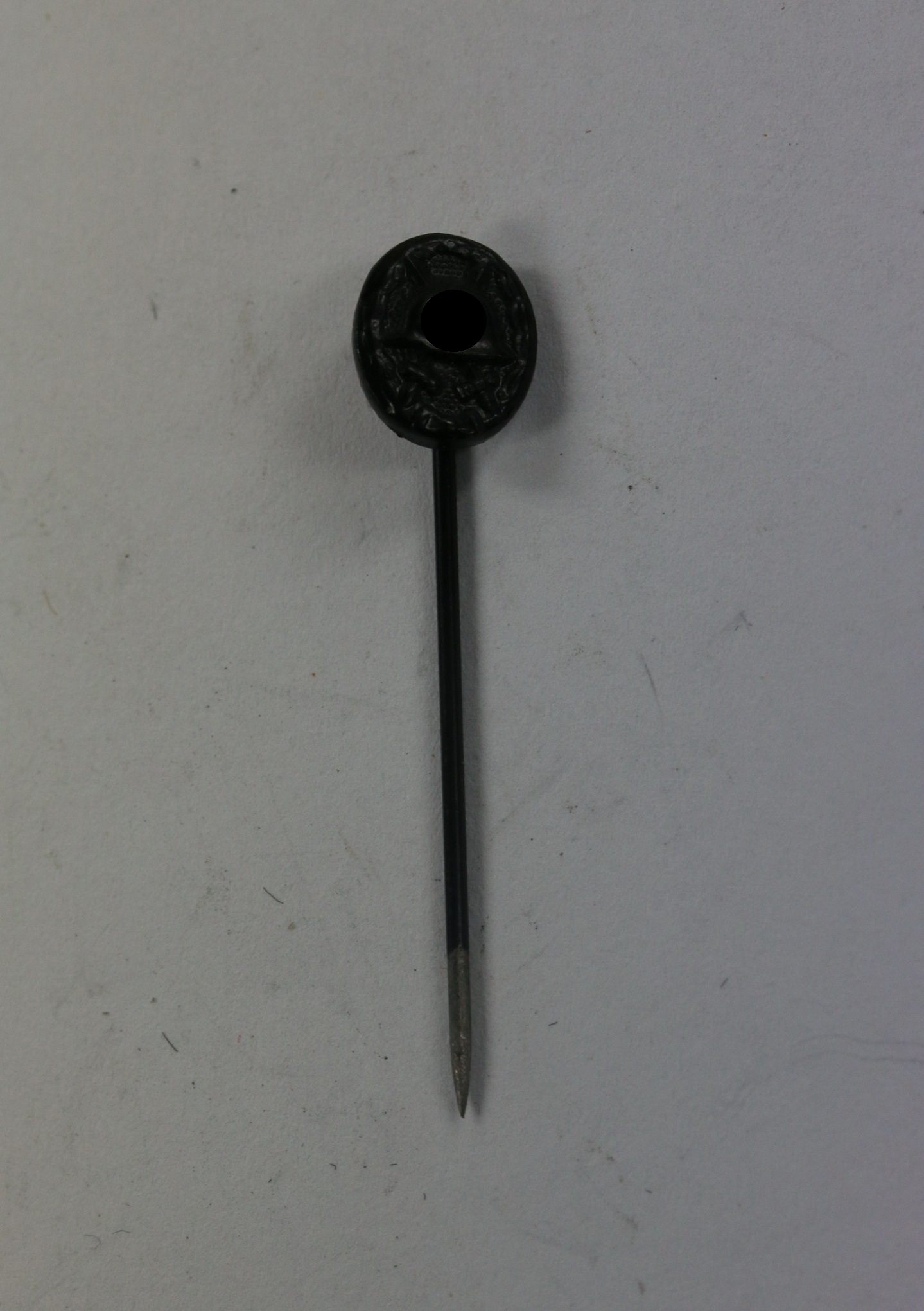 9mm Miniature Black Wound Badge. Maker L/57 (Boerger & Co., Berlin) – Bild 1