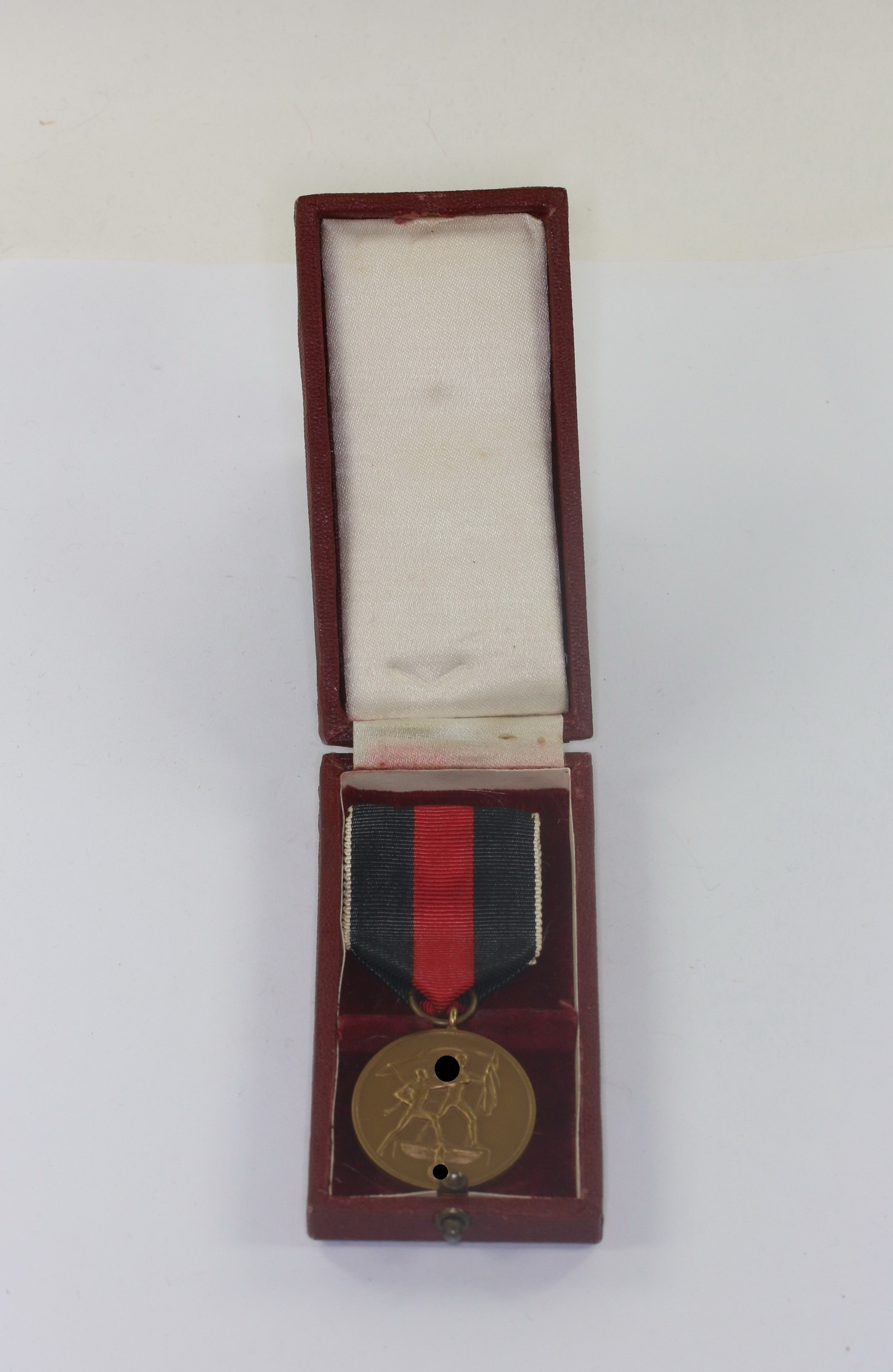 _anschlu_medaille_sudetenland_1 Cased Annexation of Czechoslovakia Medal. – Bild 1