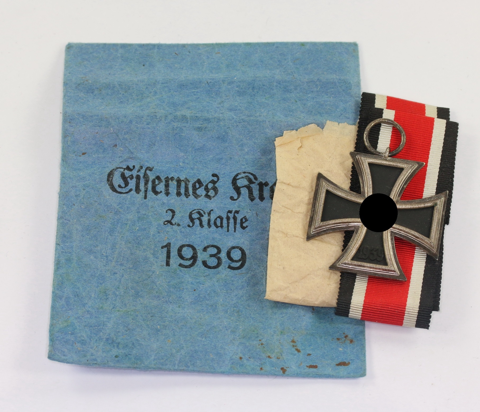Iron Cross 2nd Class 1939 in Envelope. Maker Klein & Qenzer. – Bild 1