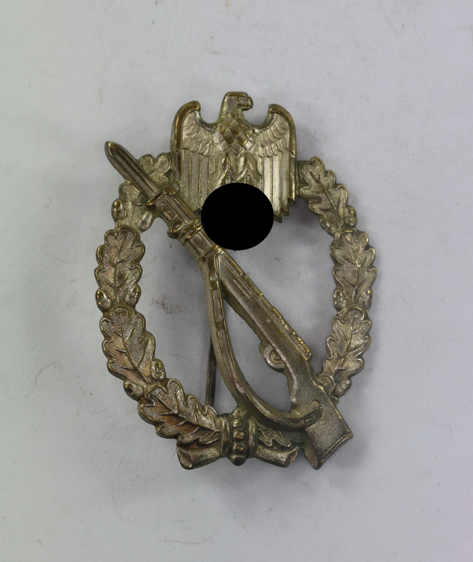  Infanterie Sturmabzeichen in Silber, Paul Meybauer, Buntmetall (!) – Bild 1