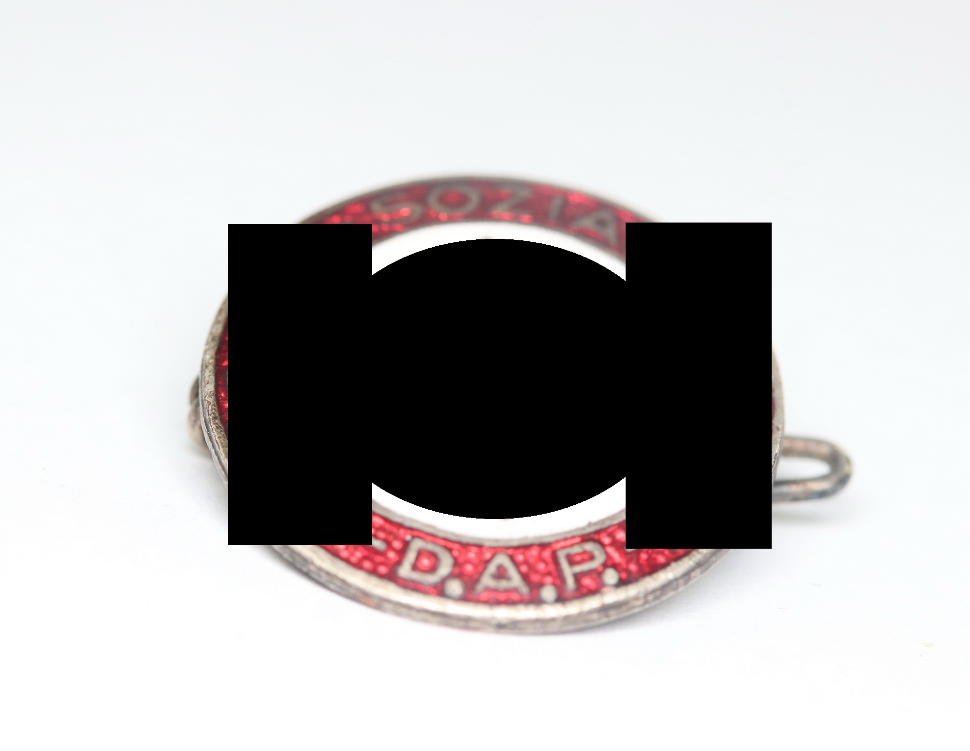 NSDAP 16mm(!) Party Badge, GES. GESCH: – Bild 1