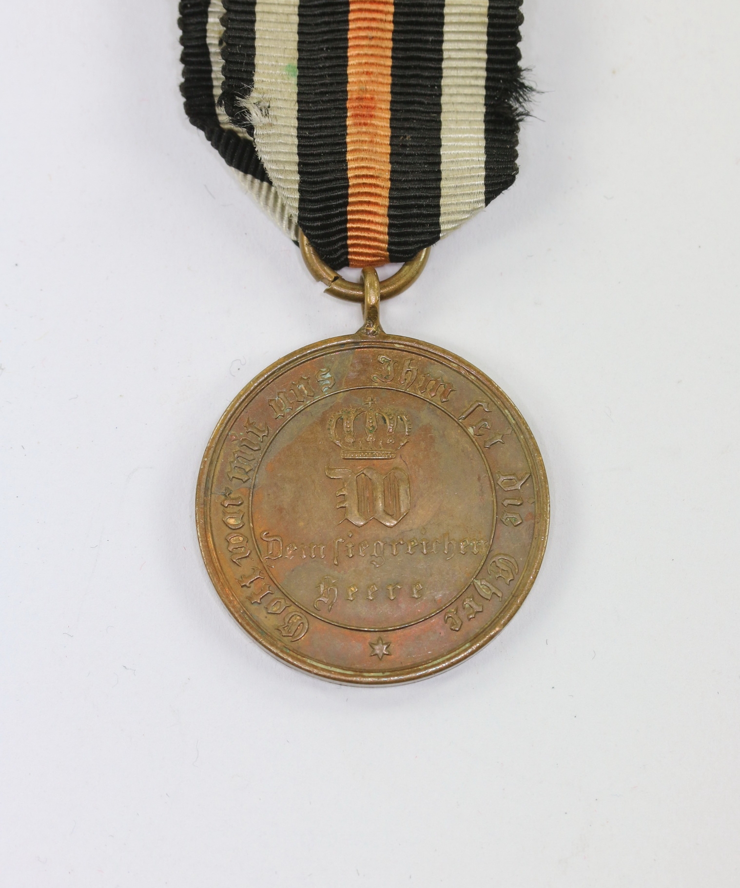 Prussia, War Medal 1870 for Combatants. Medal Bar Piece. – Bild 1