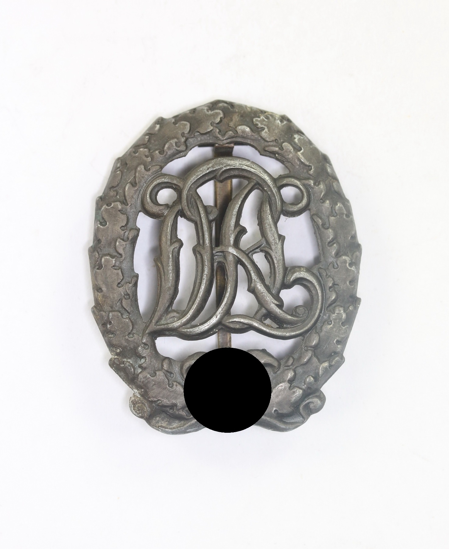 Bronze National Sport Badge. Maker Hensler Pforzheim, Zink (!) – Bild 1