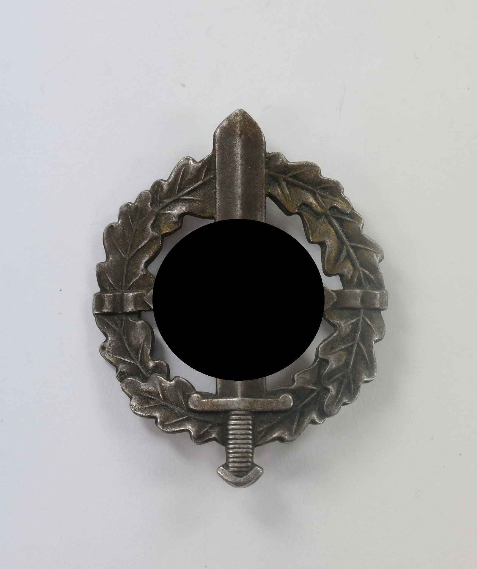 SA Bronze Military Sport Badge. Maker E. Schneider Lüdenscheid, Eigentum d. S.A. Sportabzeichen Hauptstelle – Bild 1