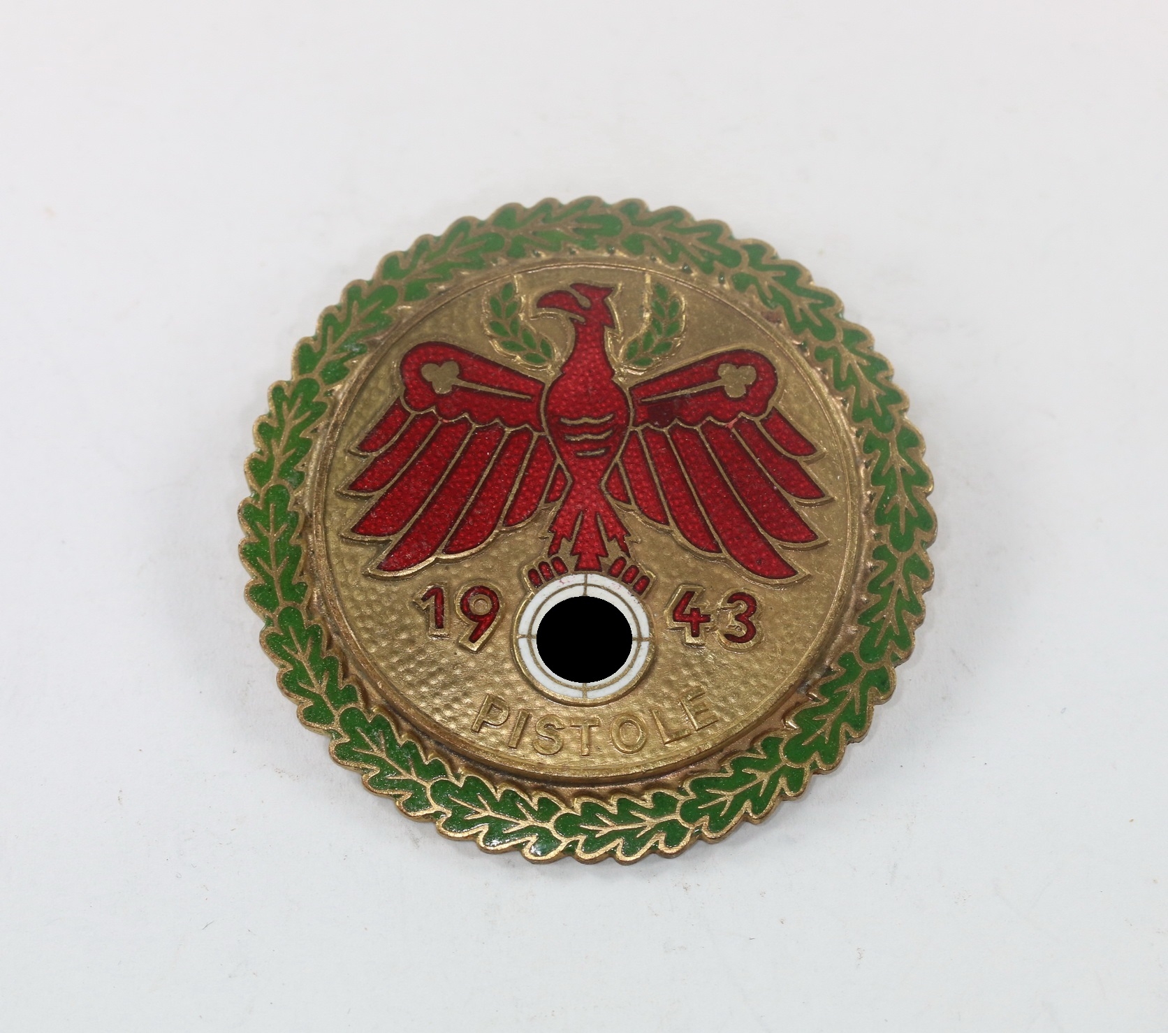 _standsch_tzen_abzeichen_pistole_1943_in_gold_1__1 Marksmanship Competition 1943, Pistol, Gold. – Bild 1