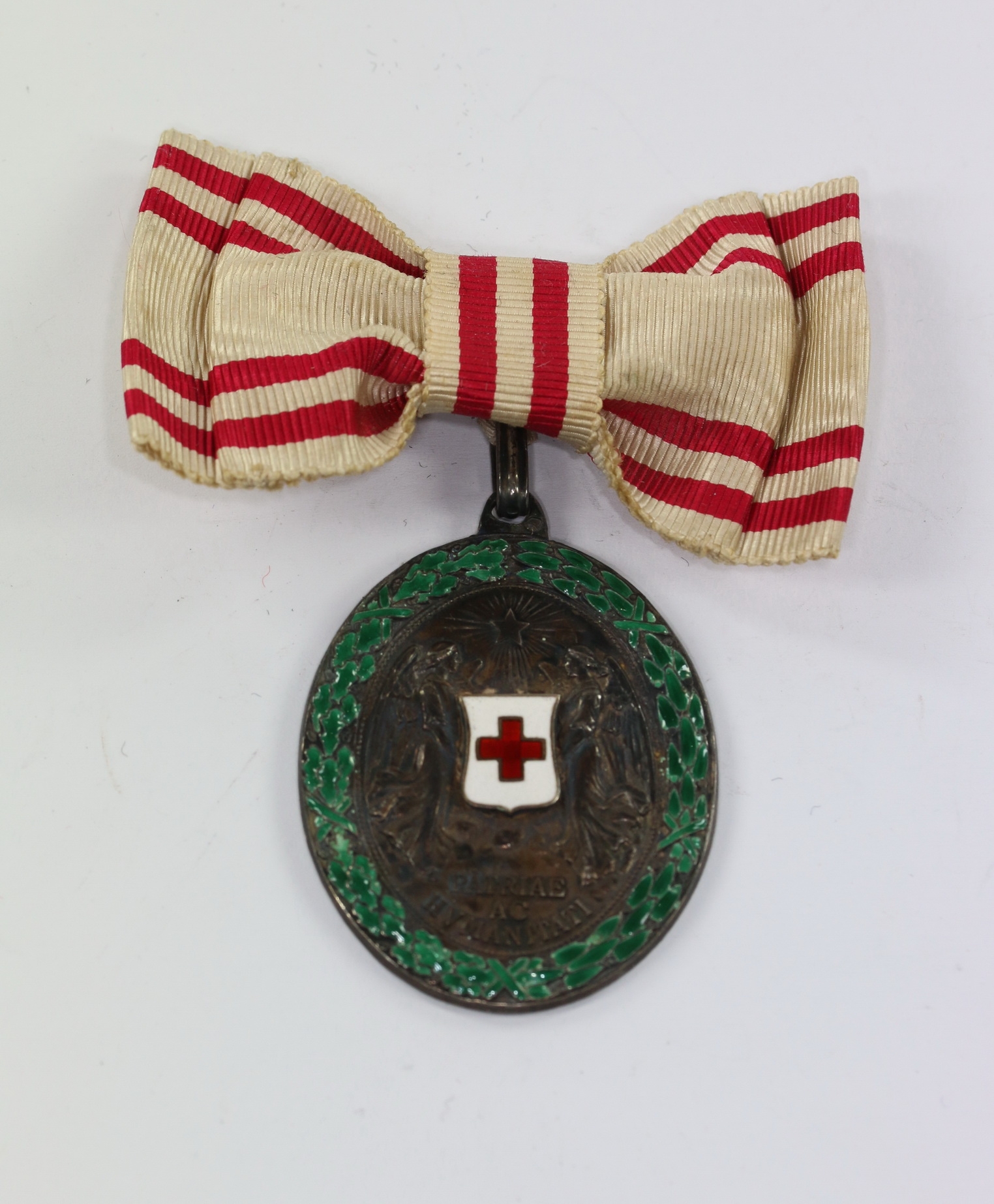 Austrian Red Cross Silver Merit Medal 1864 - 1914.  – Bild 1