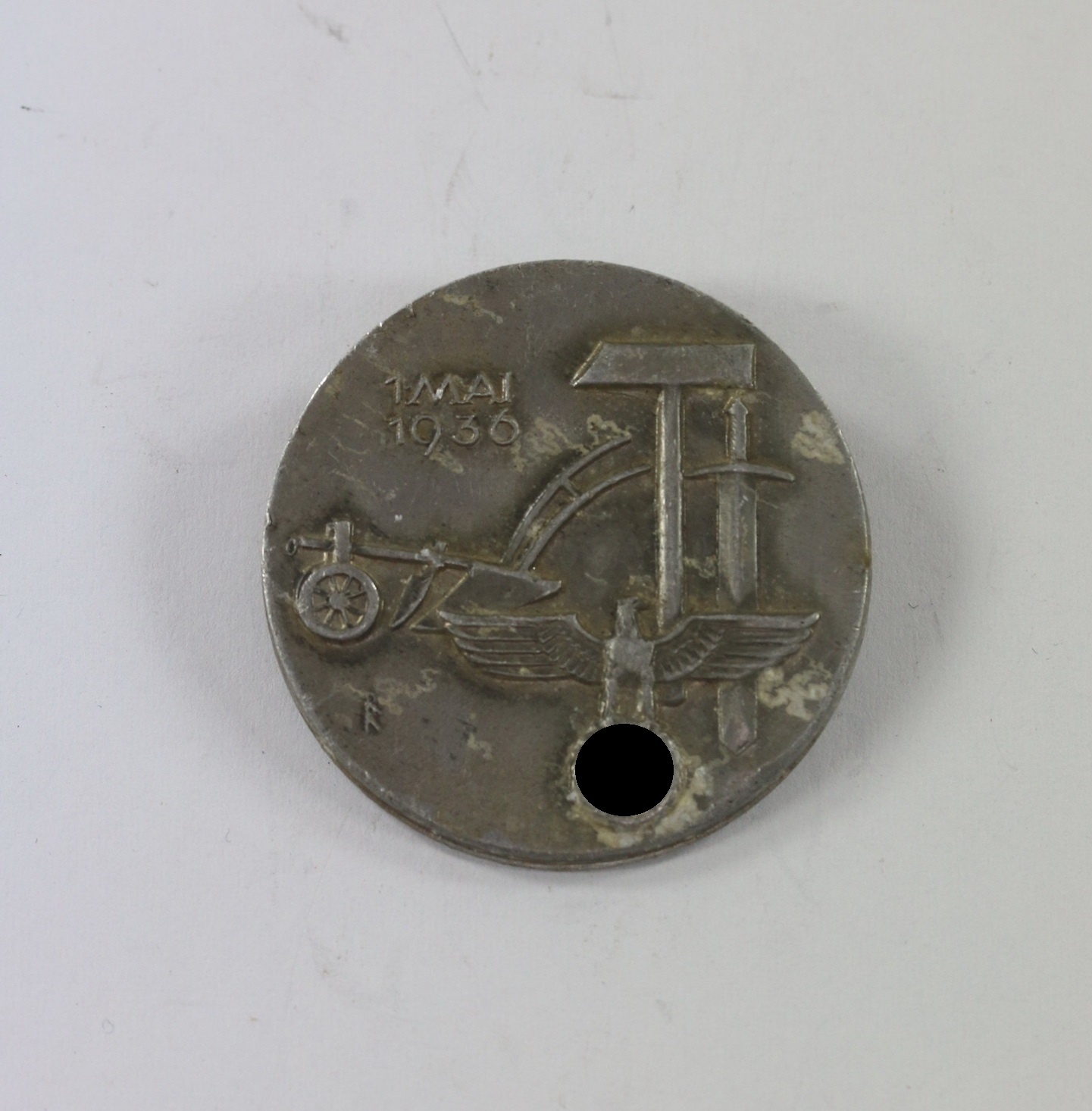 National Labour Day 1. Mai 1936. Maker Fr. Roediger Hanau – Bild 1