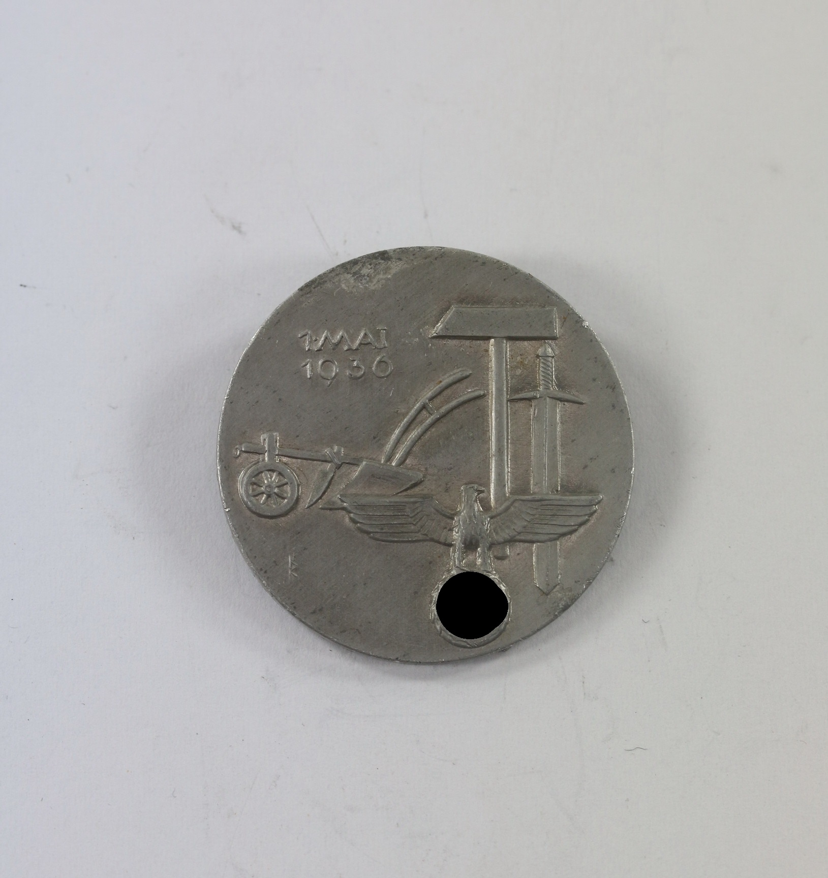 National Labour Day 1. Mai 1936. Maker W. Schwahn Hanau – Bild 1