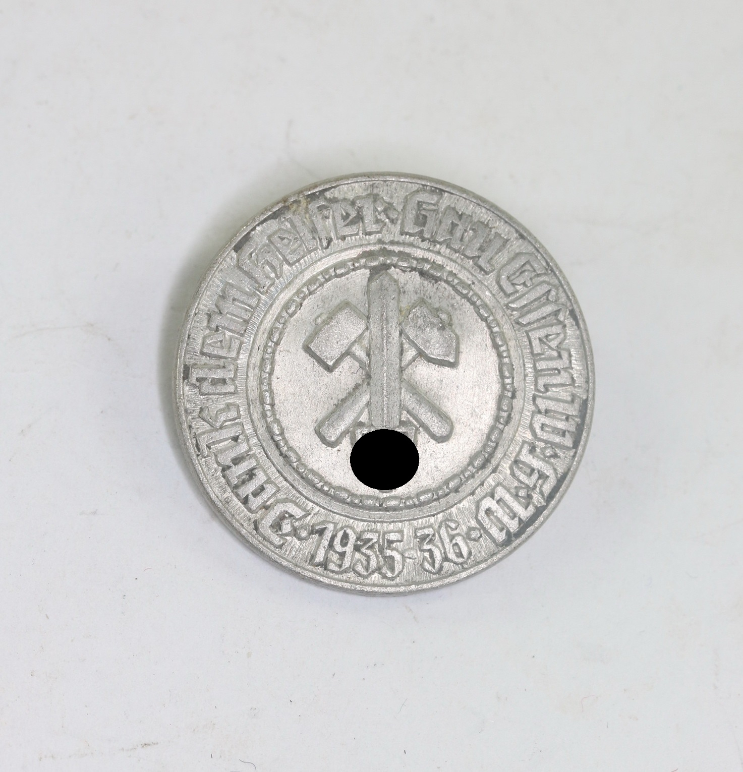 Day Badge, Gratitude for Help in Gau Essen 1935-36, Hst. Hoffstätter Bonn – Bild 1