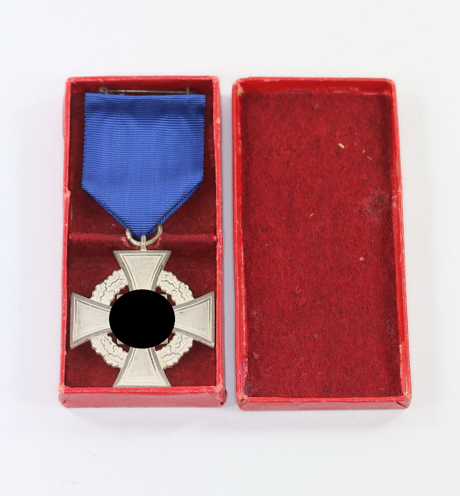 abzeichen_fuer_treue_dienste_25_jahre_1__1 Boxed Silver Civil Loyal Service Cross for 25 Years. – Bild 1