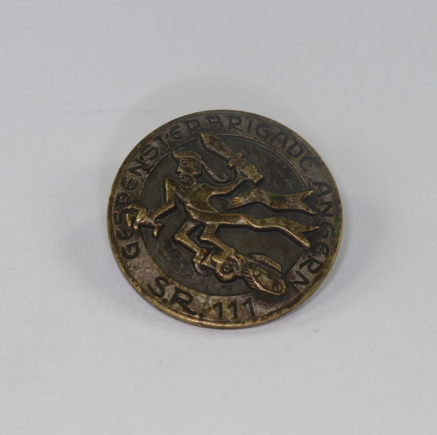 abzeichen_gespensterbrigade_s Cap Badge, Gespensterbrigade S.R. 111 Angern – Bild 1