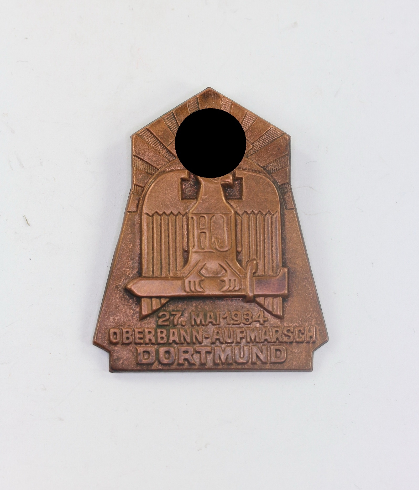Abzeichen, HJ 27.Mai 1934 Oberbann Aufmarsch Dortmund – Bild 1