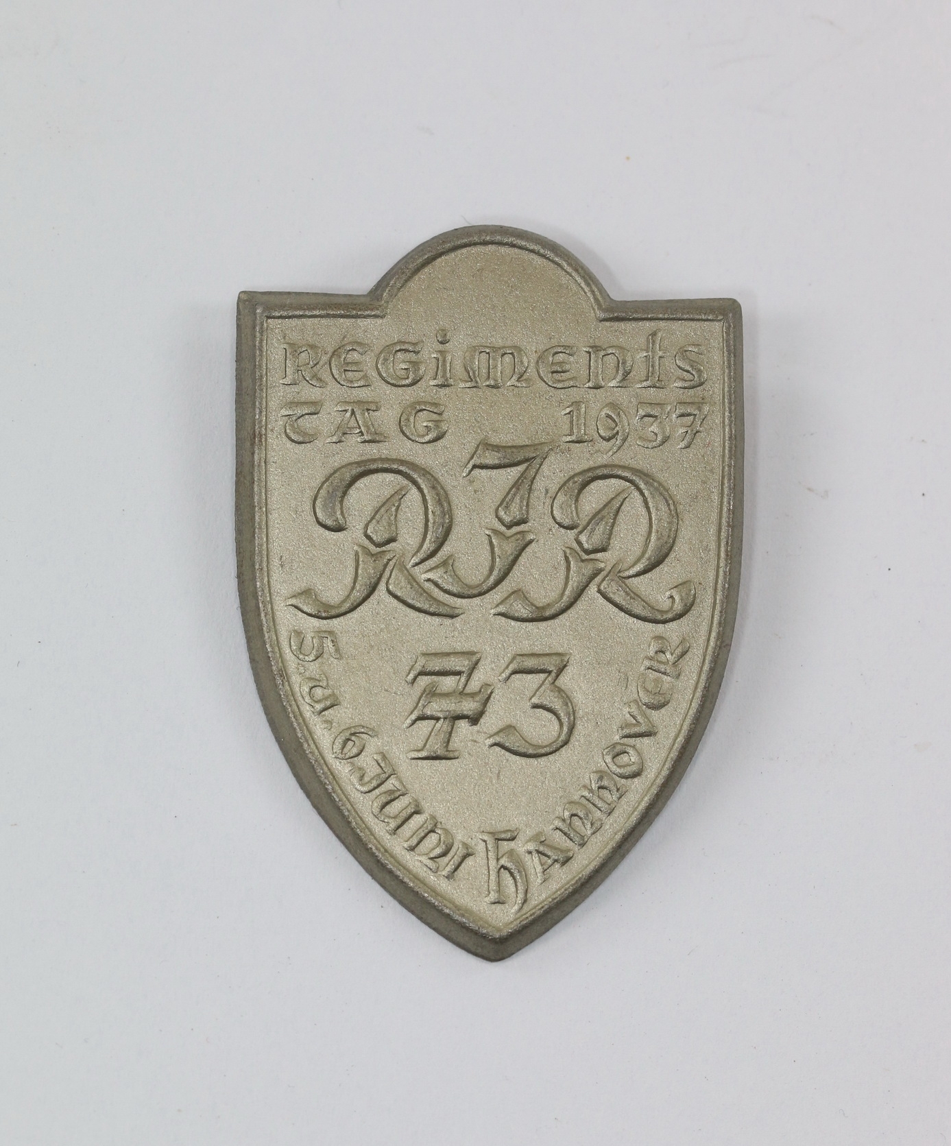 Day Badge, Regiments Tag 5. u. 6. Juni 1937 Hannover RIR 73 – Bild 1