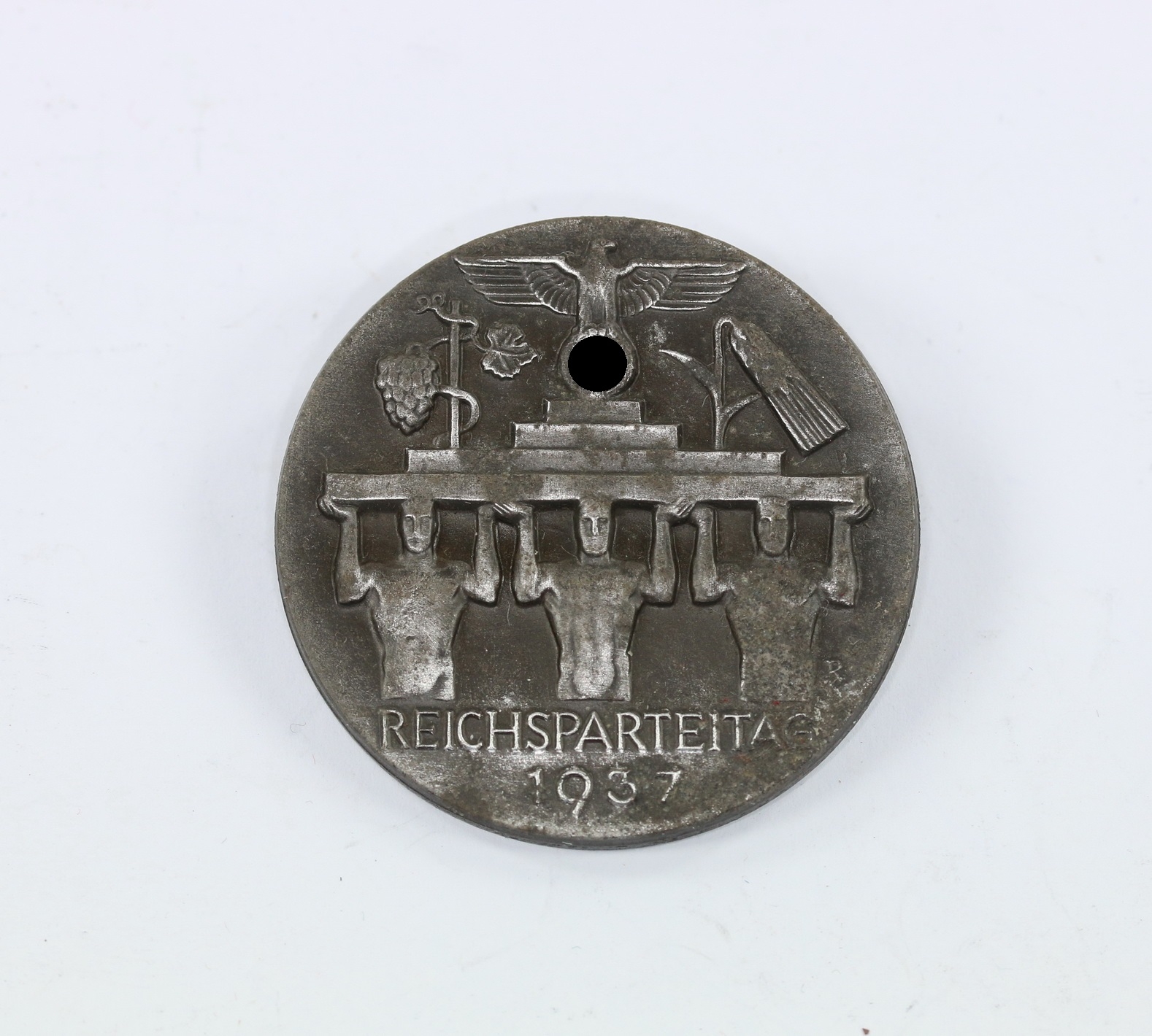 Day Badge, National Party Day 1937. – Bild 1