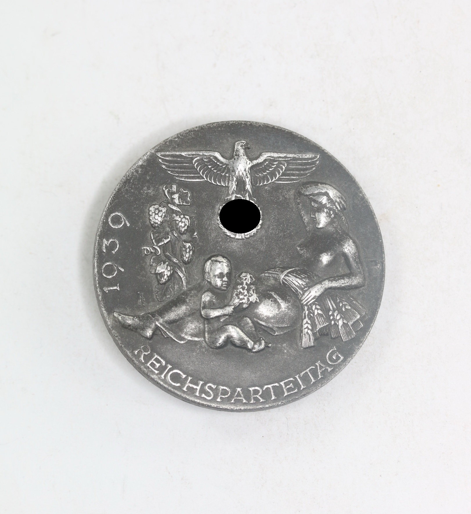 Abzeichen, Reichsparteitag 1939, Hst. M. Nett Fürth i.B. RZM M9/75 – Bild 1