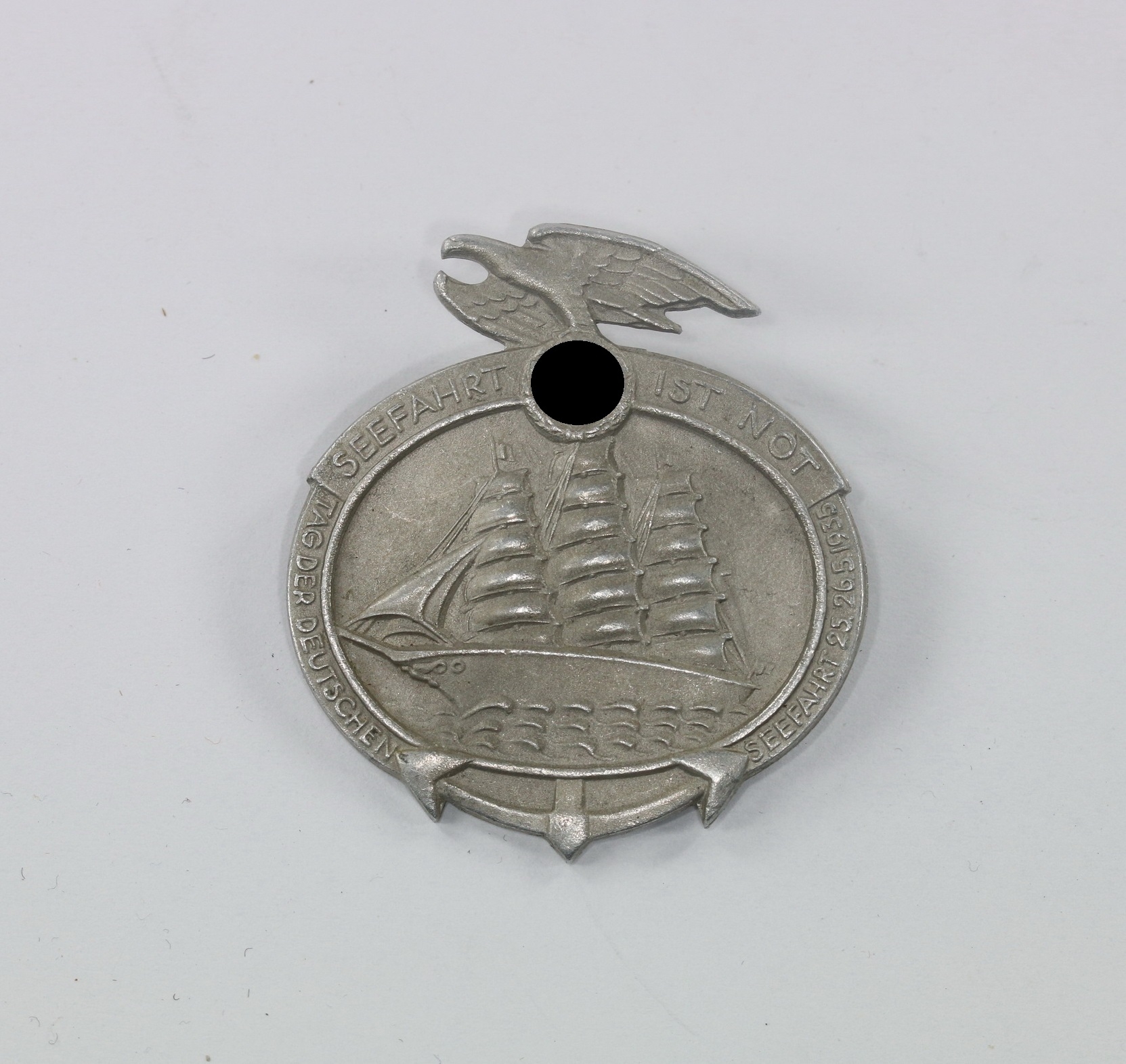 Day Badge, "Seefahrt ist Not Tag der Deutschen Seefahrt 25. 26.5. 1935" – Bild 1