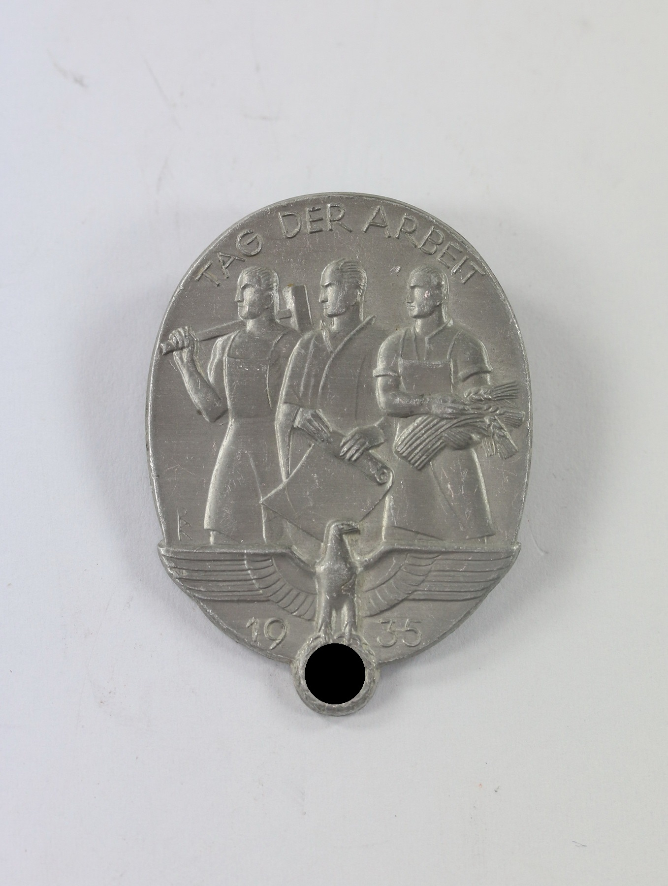 Abzeichen, Tag der Arbeit 1935, Wächtler & Lange Mittweide i. Sa. – Bild 1