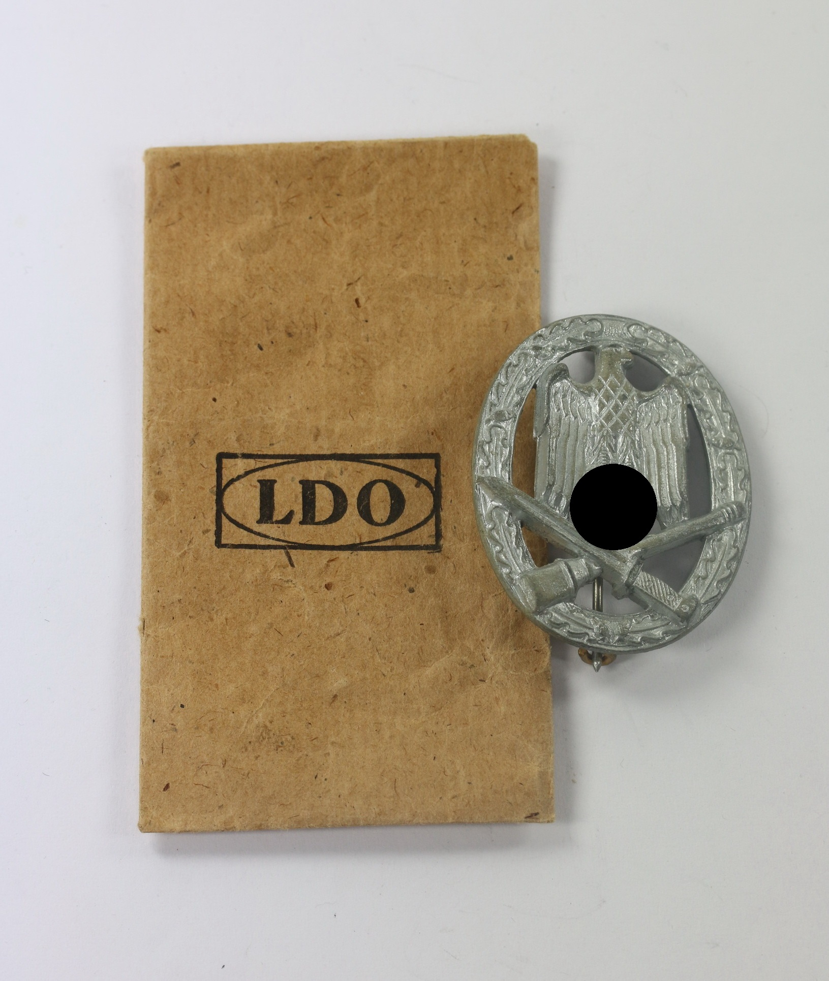 Allgemeines Sturmabzeichen, Hst. L/53 (Hymmen & Co., Lüdenscheid), in LDO Verkaufstüte – Bild 1