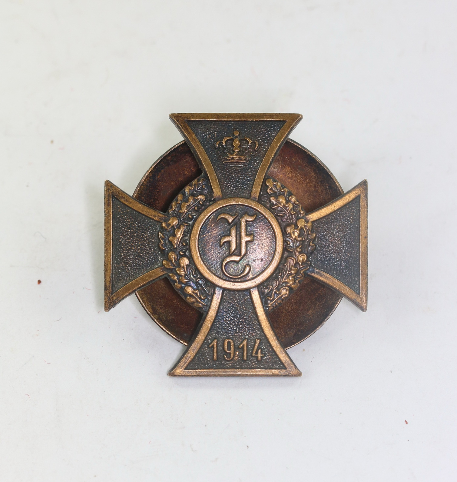 Anhalt, Friedrich Cross 1914 1st Class on Screwback.  – Bild 1