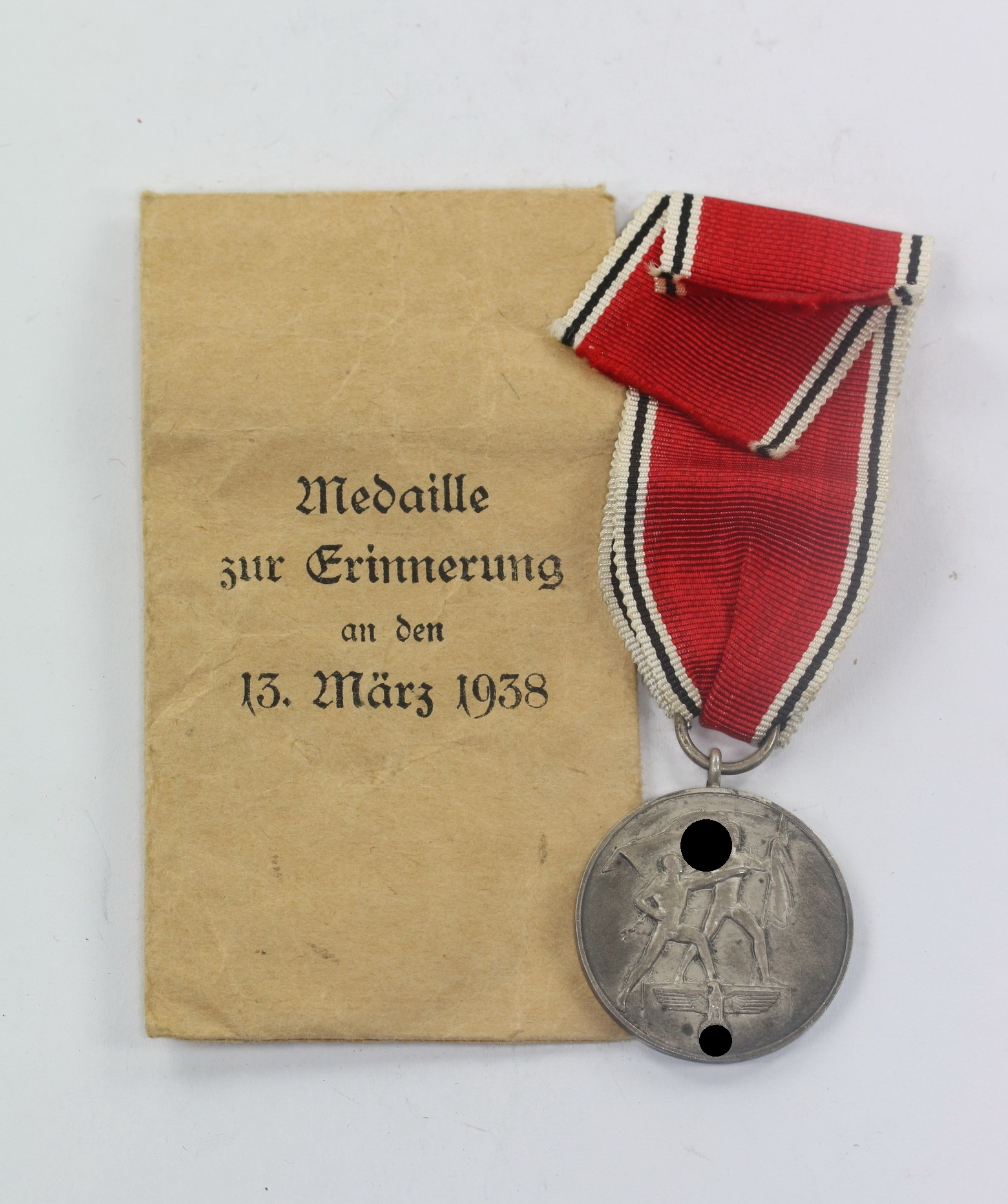 Annexation of Austria Medal in Envelope (13. März 1938),  Hauptmünzamt Wien – Bild 1