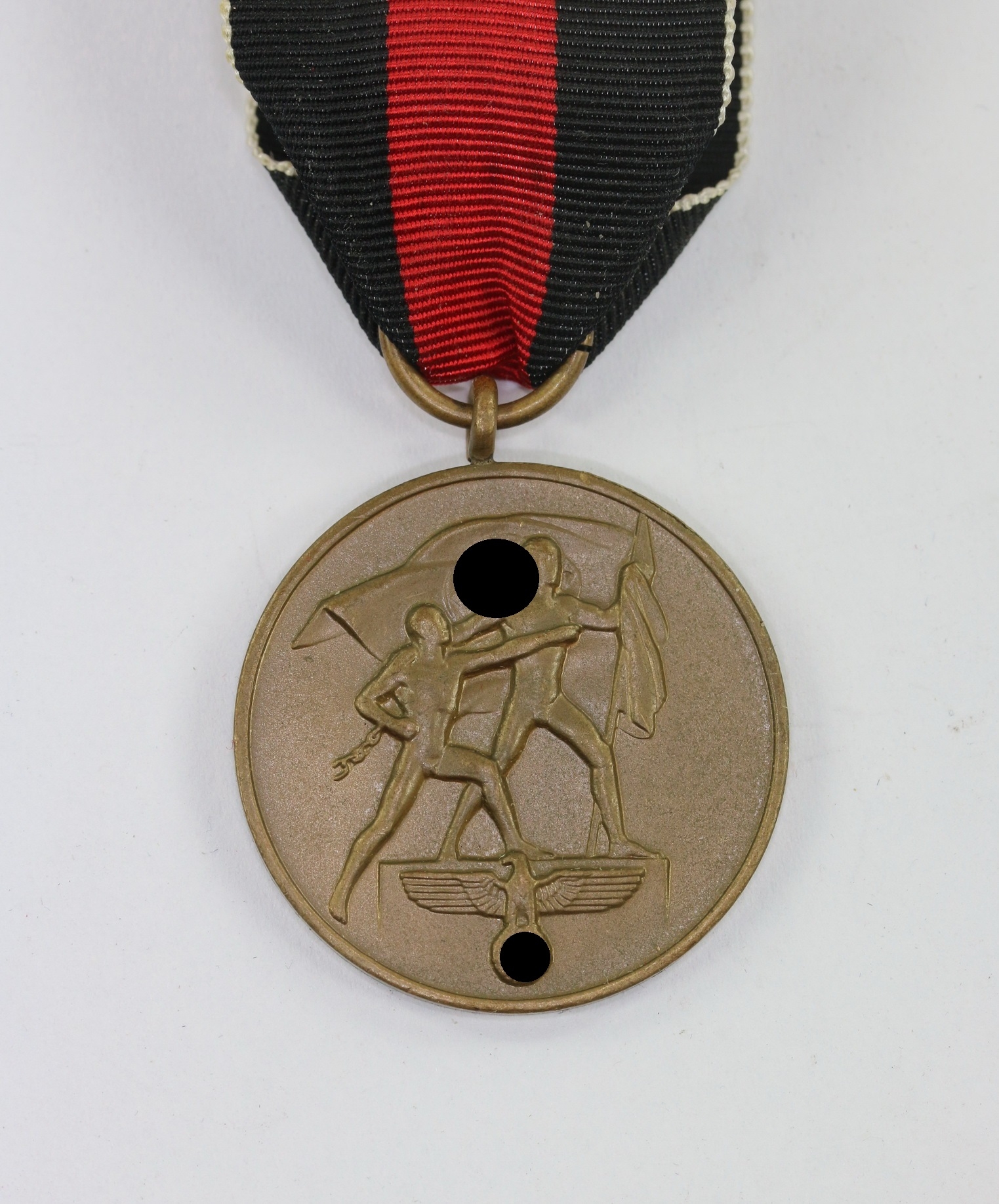 anschlu_medaille_sudetenland_1 Annexation of Czechoslovakia Medal (1. Oktober 1938). – Bild 1