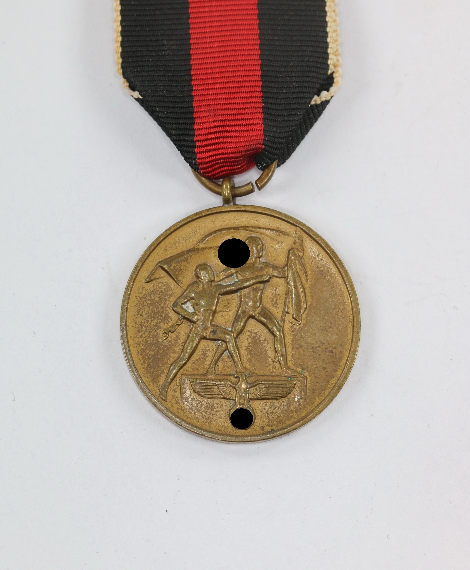 anschlu_medaille_sudetenland_1 Annexation of Czechoslovakia Medal (1. Oktober 1938). – Bild 1