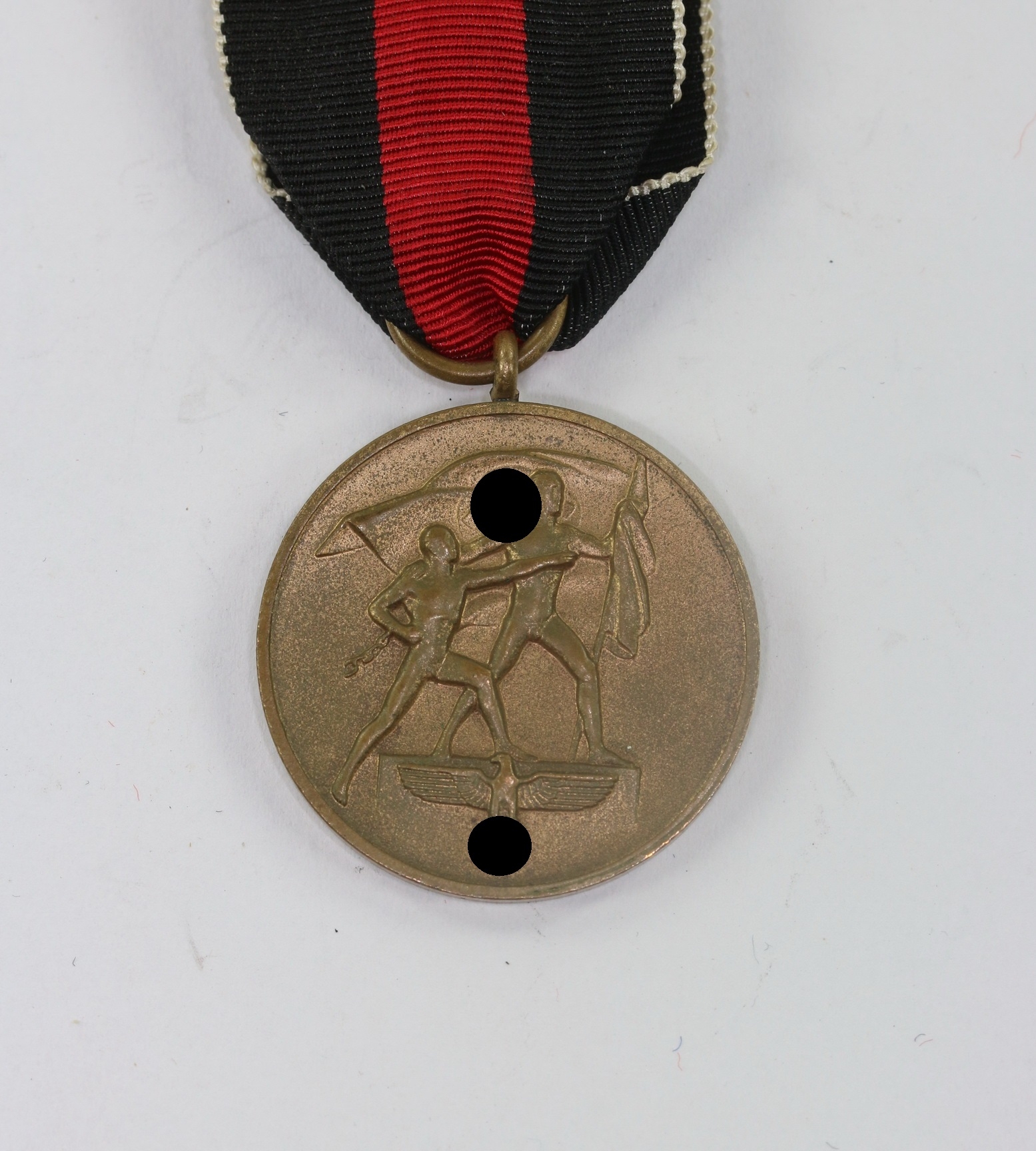 anschlu_medaille_sudetenland_1 Annexation of Czechoslovakia Medal (1. Oktober 1938). – Bild 1