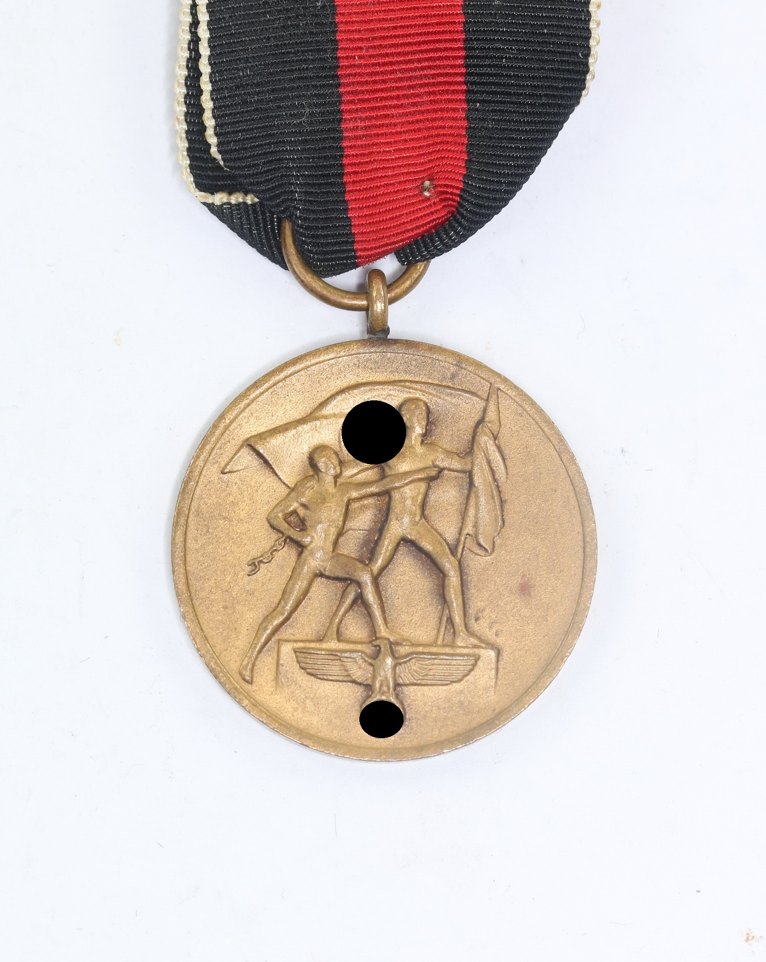 anschlu_medaille_sudetenland_1 Annexation of Czechoslovakia Medal (1. Oktober 1938). – Bild 1
