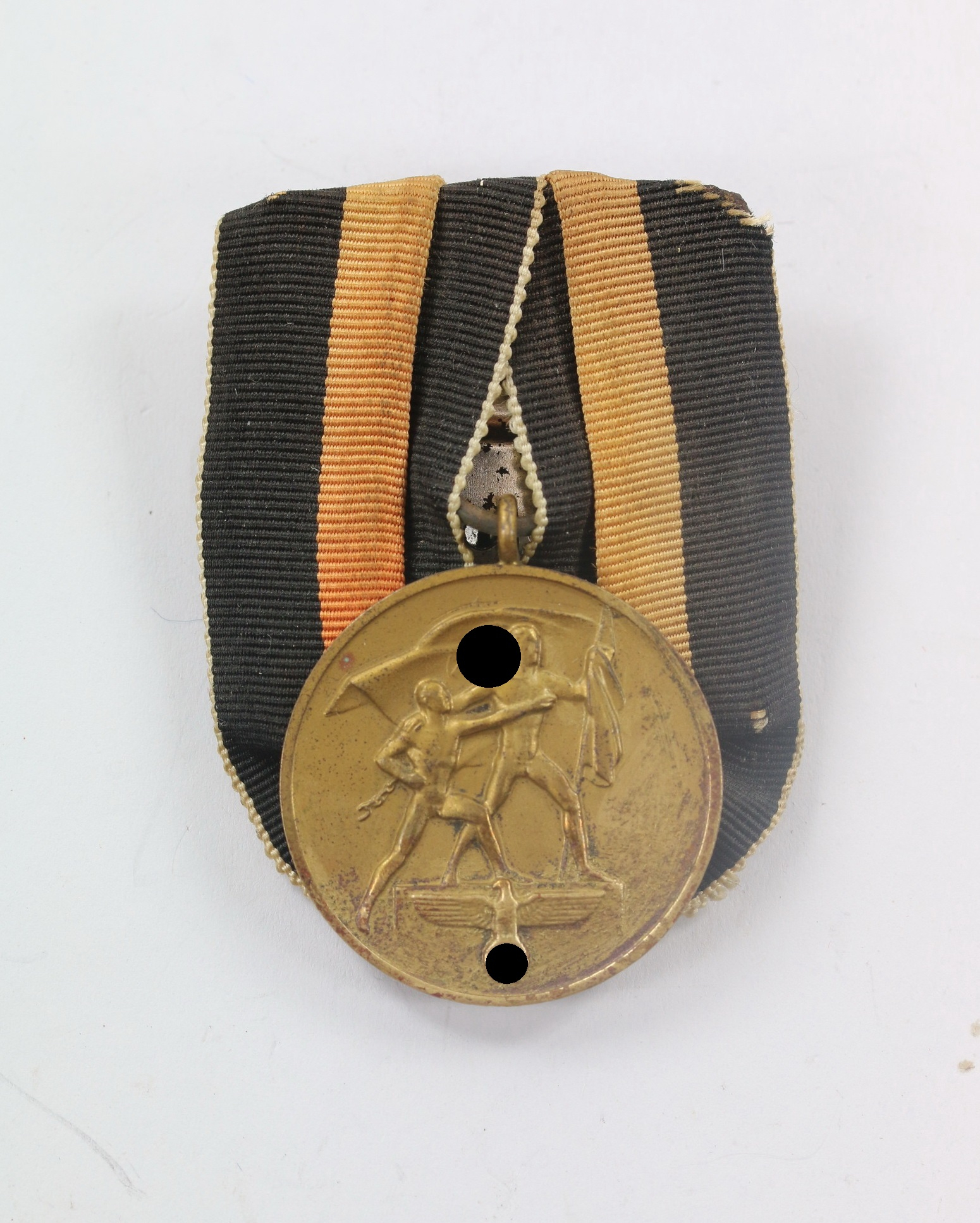 Annexation of Czechoslovakia Medal, Court Mount. – Bild 1