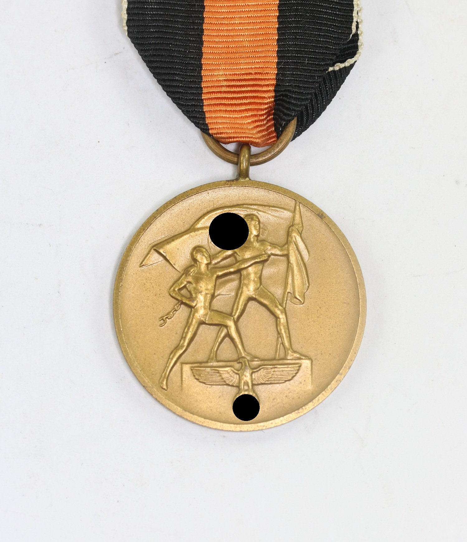 anschlu_medaille_sudetenland_1 Annexation of Czechoslavakia Medal. 1st October 1938. – Bild 1