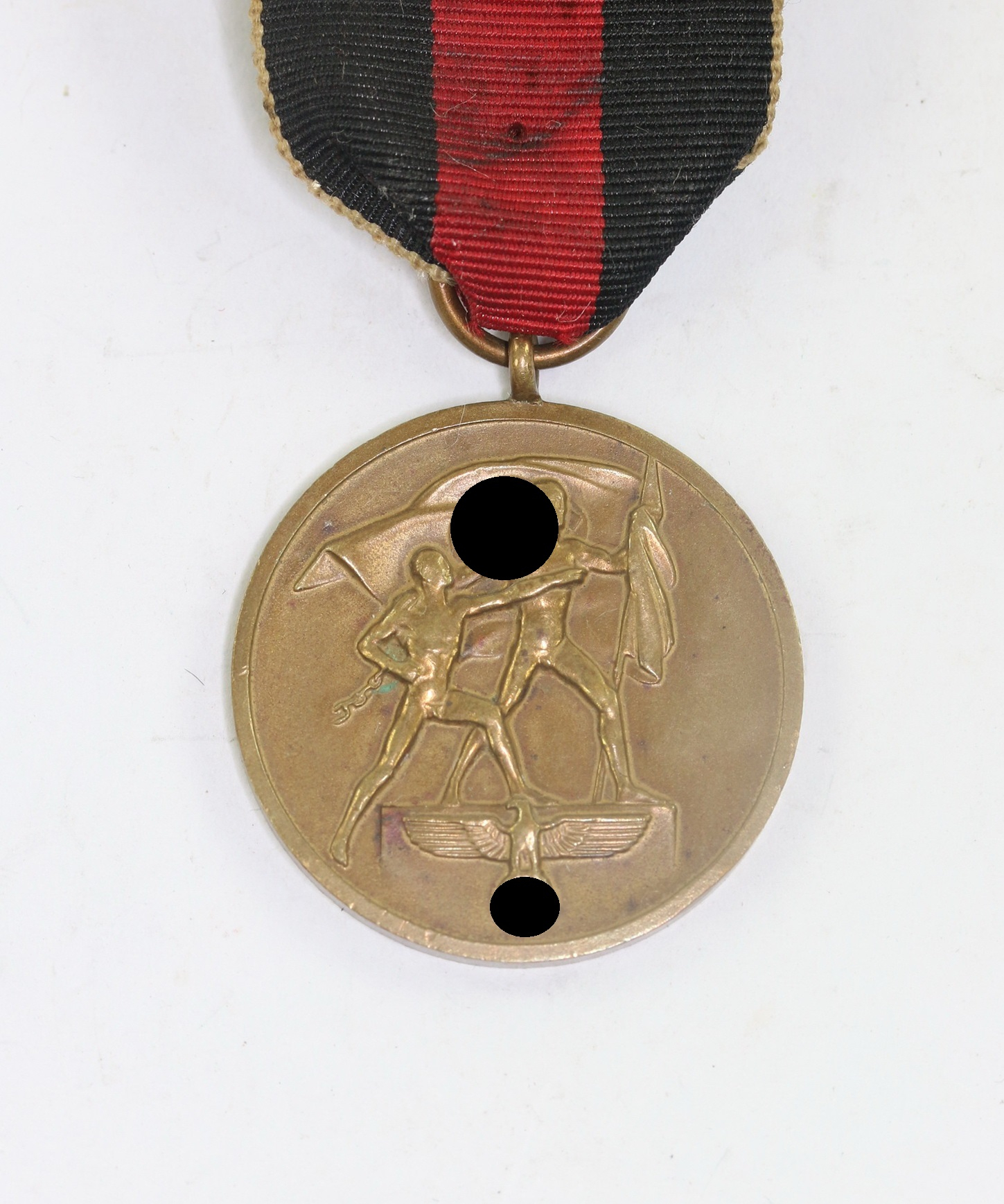 anschlu_medaille_sudetenland_1 Annexation of Czechoslovakia Medal. (1st October 1938). – Bild 1