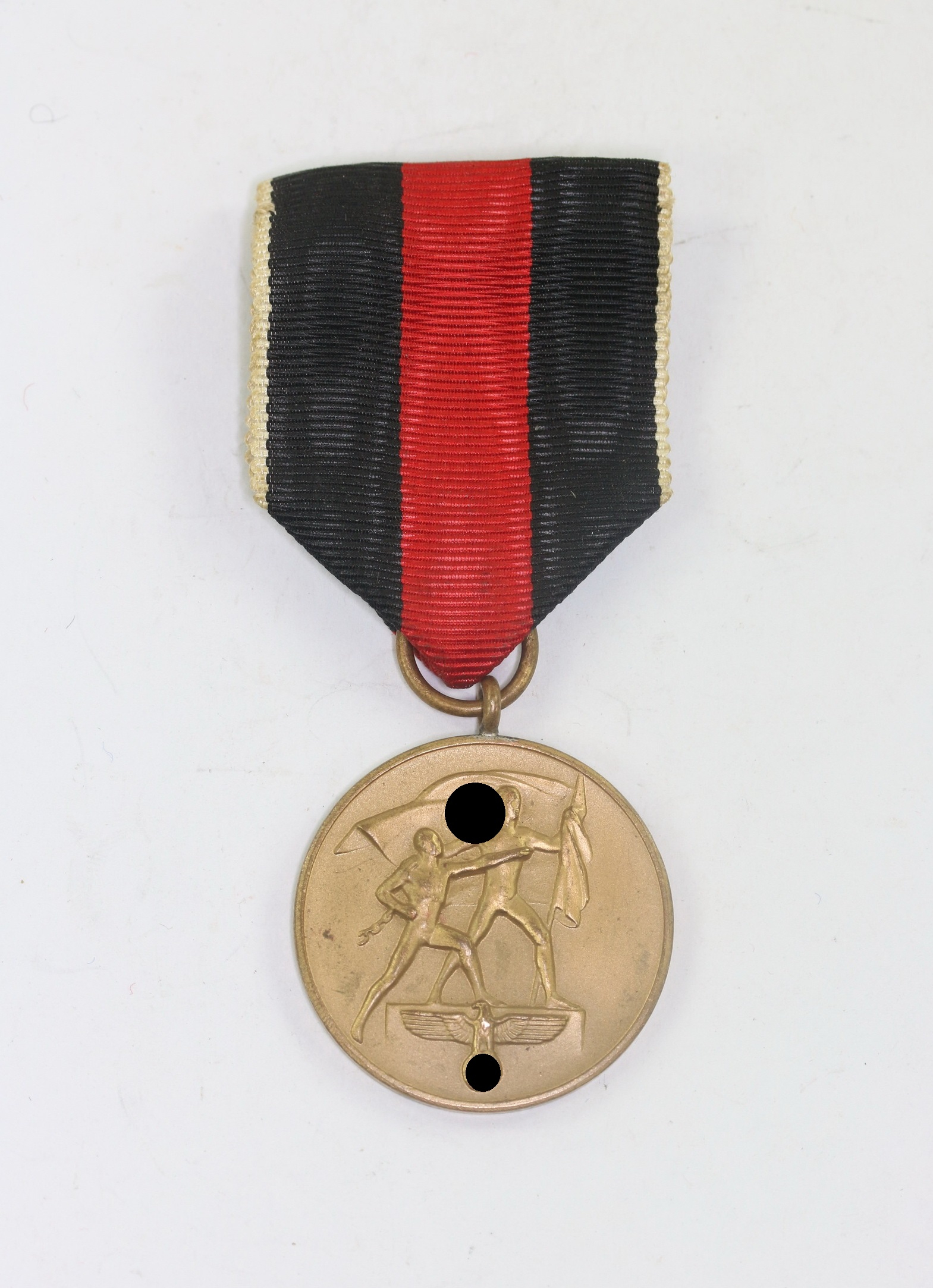 anschlu_medaille_sudetenland_1 Annexation of Czechoslavakia Medal. 1st October 1938. – Bild 1