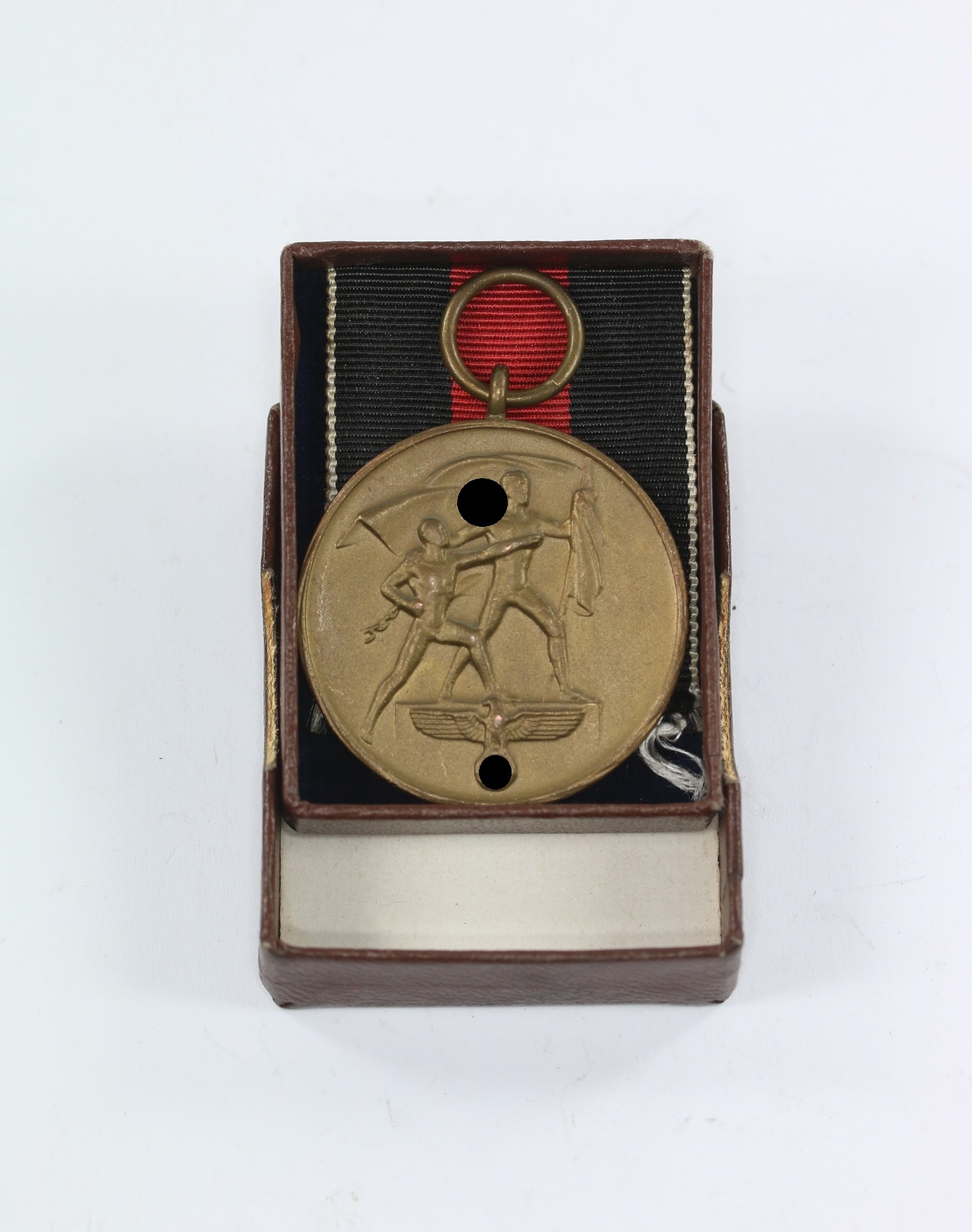 anschlu_medaille_sudetenland_1 Annexation of Czechoslovakia Medal (1. Oktober 1938) in LDO Case., L/11 – Bild 1
