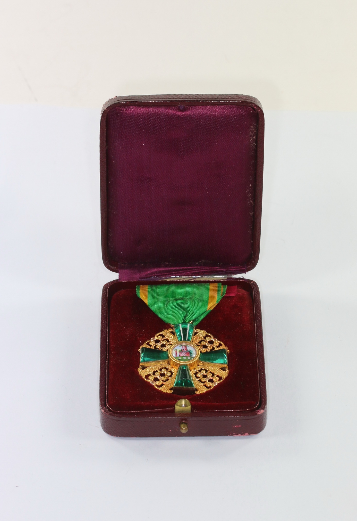 Baden, Orden vom Zähringer Löwen Ritterkreuz 1. Klasse (Gold), im Etui – Bild 1