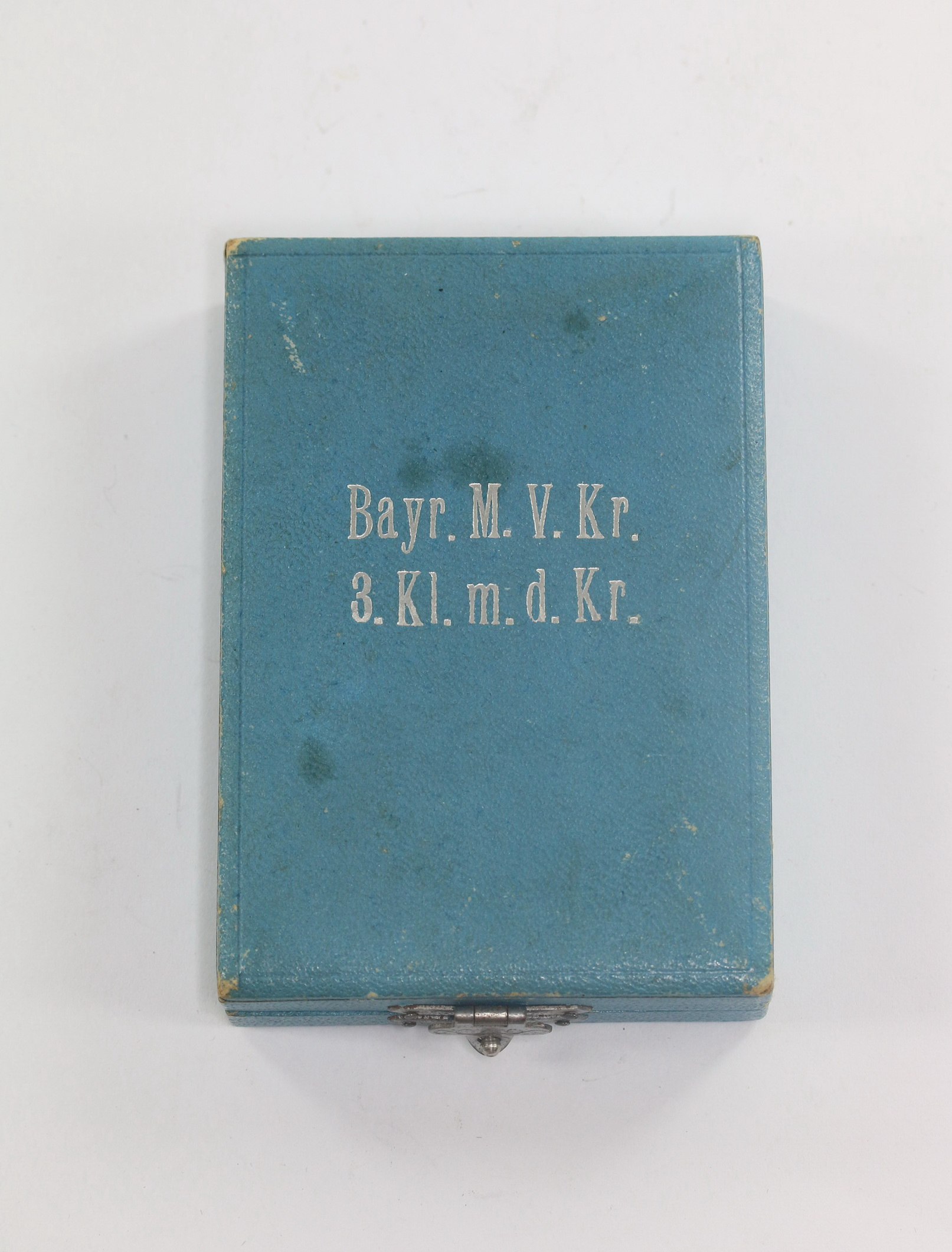  Bayern, Etui Militär Verdienstkreuz 3. Klasse mit der Krone, Gebrüder Hemmerle München – Bild 1